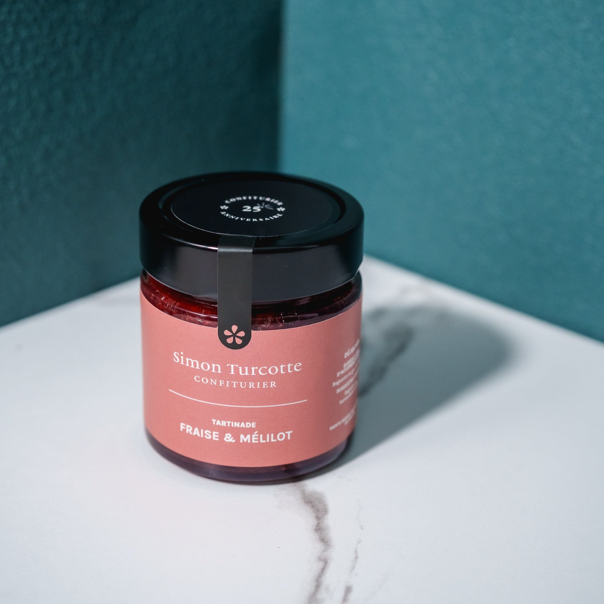 Confiture fraise et mélilot 212 ml - Simon Turcotte Confiturier