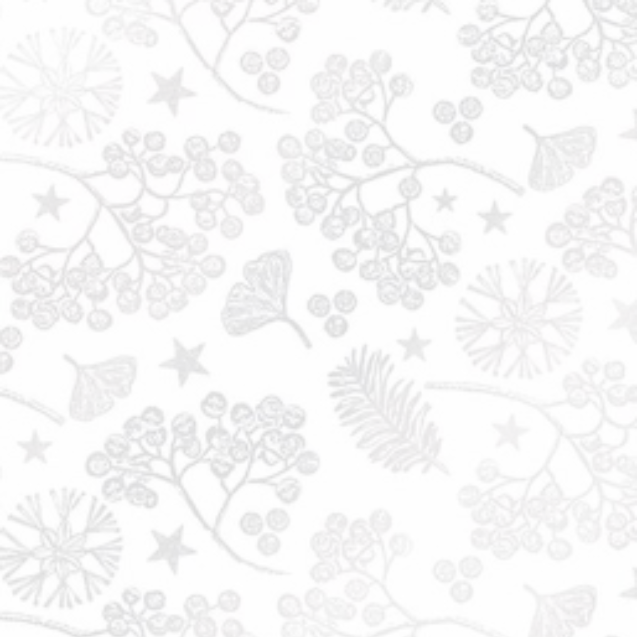 Set of 20 silver shiny white paper napkins