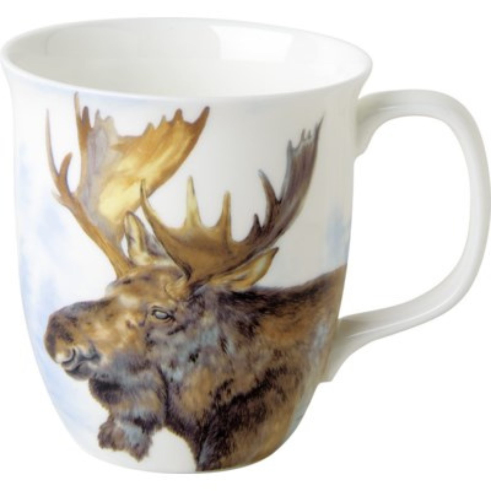 Snowy Ski Holiday Porcelain Mug 375ml