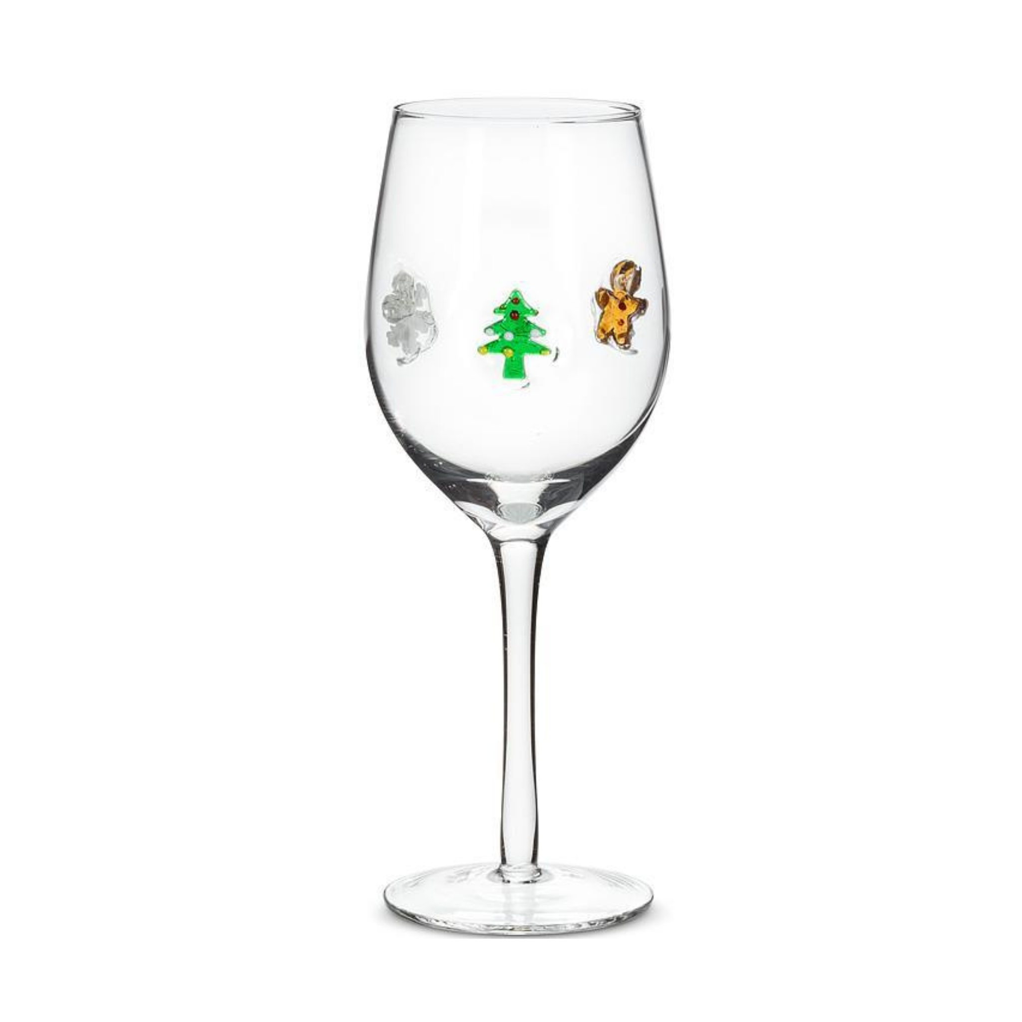 14 oz Christmas Wine Glass