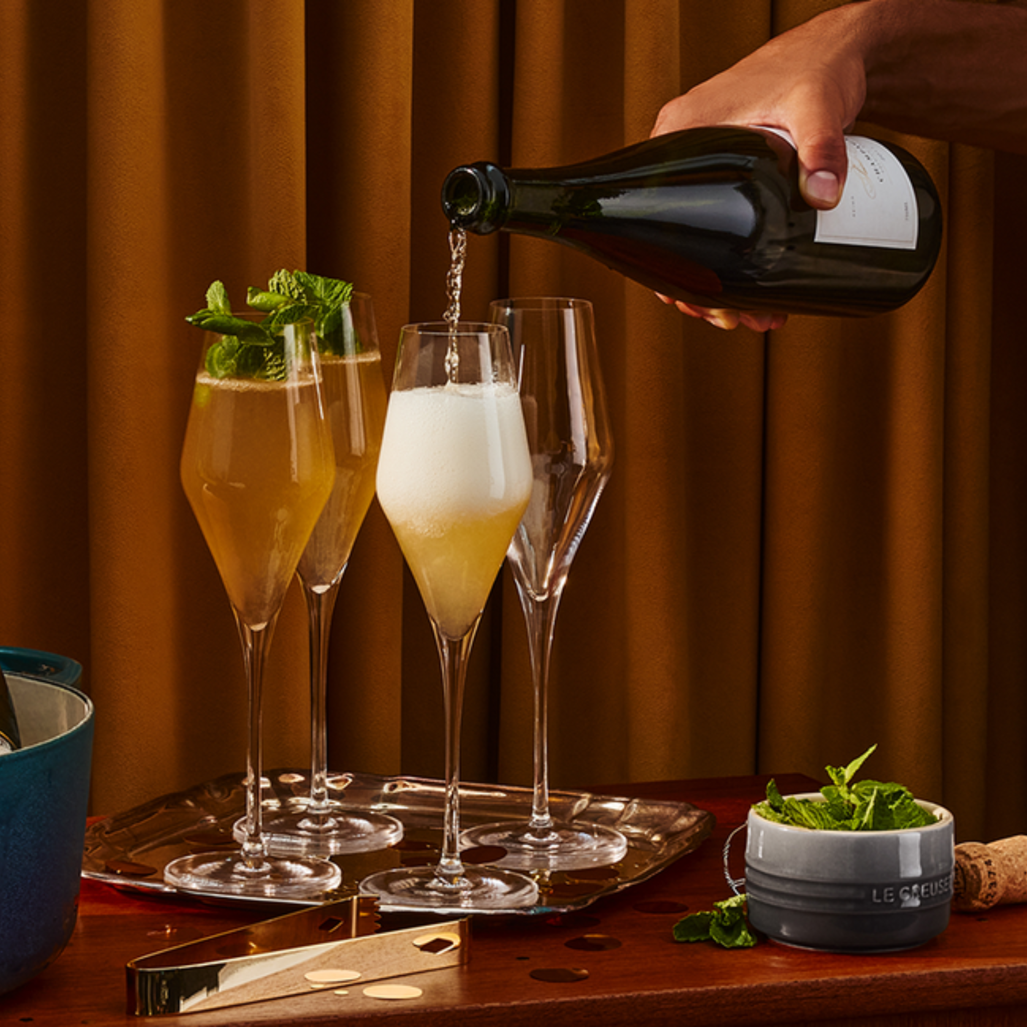 Ensemble de 4 flûtes à champagne 290 ml - Le Creuset