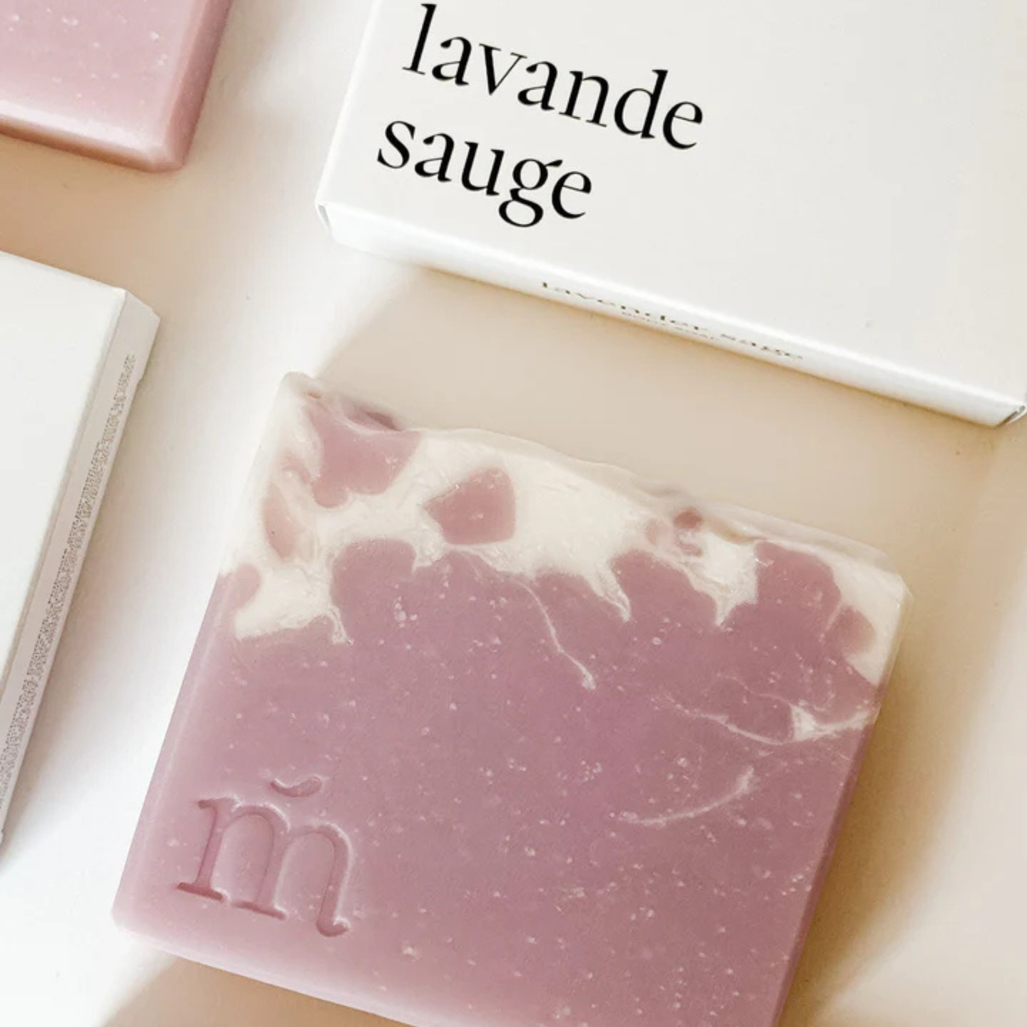 Lavender and Sage Body Soap Bar 115g - Marée Chandelles
