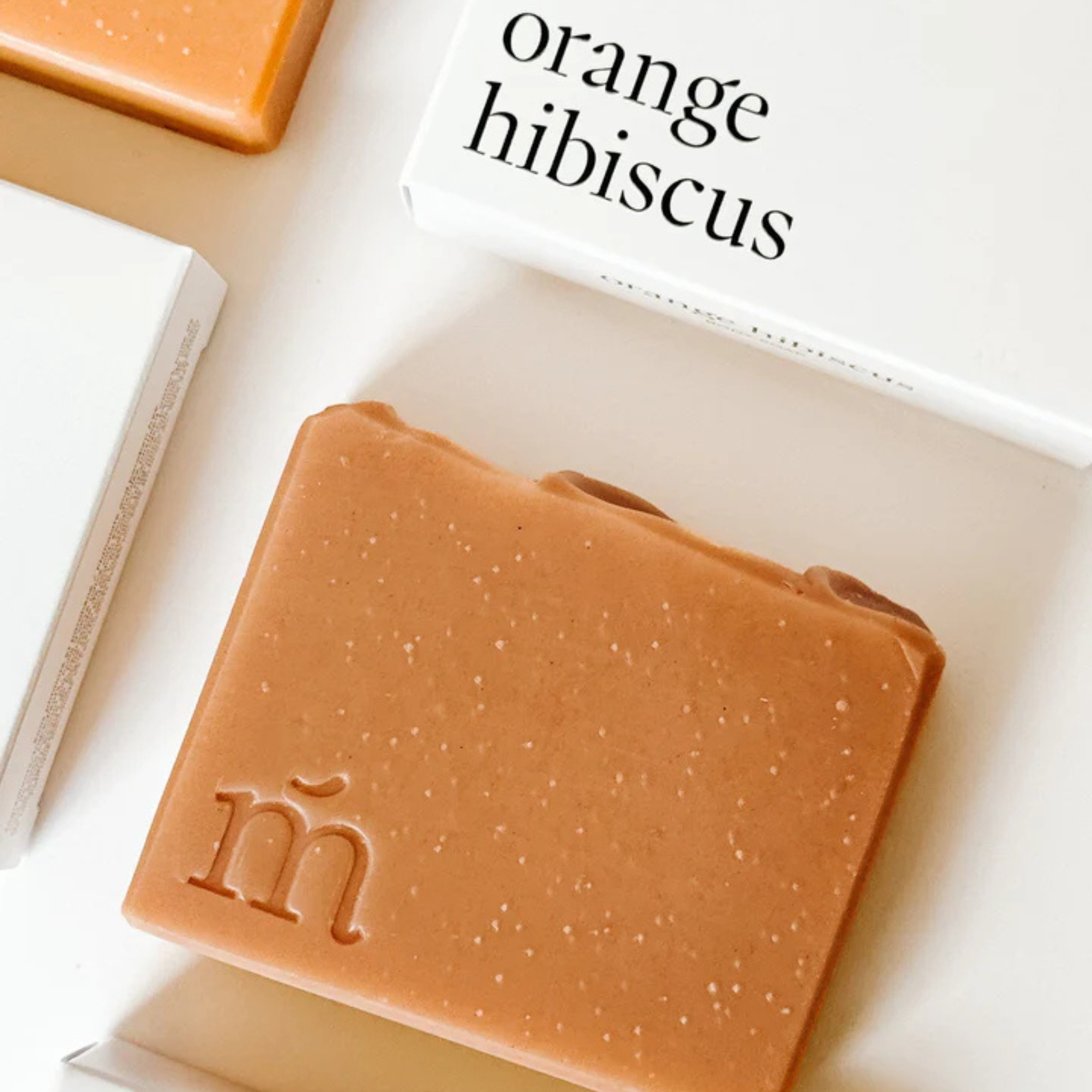 Orange Hibiscus Body Soap Bar 115g - Marée Chandelles