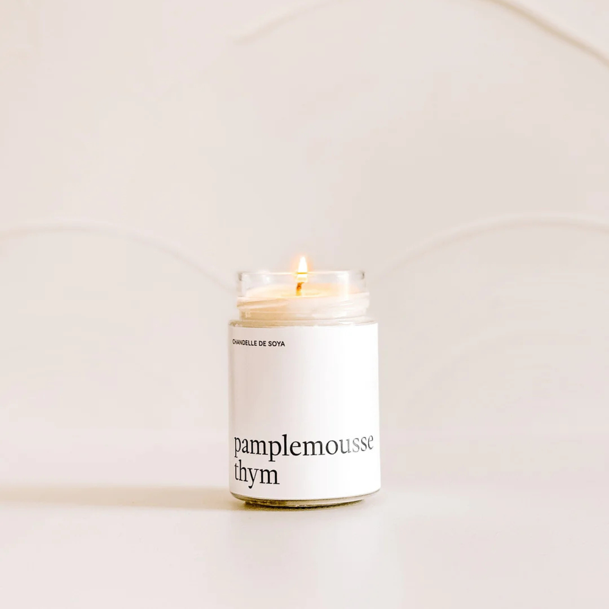Grapefruit and Thyme Soy Candle 314 ml - Marée Candles