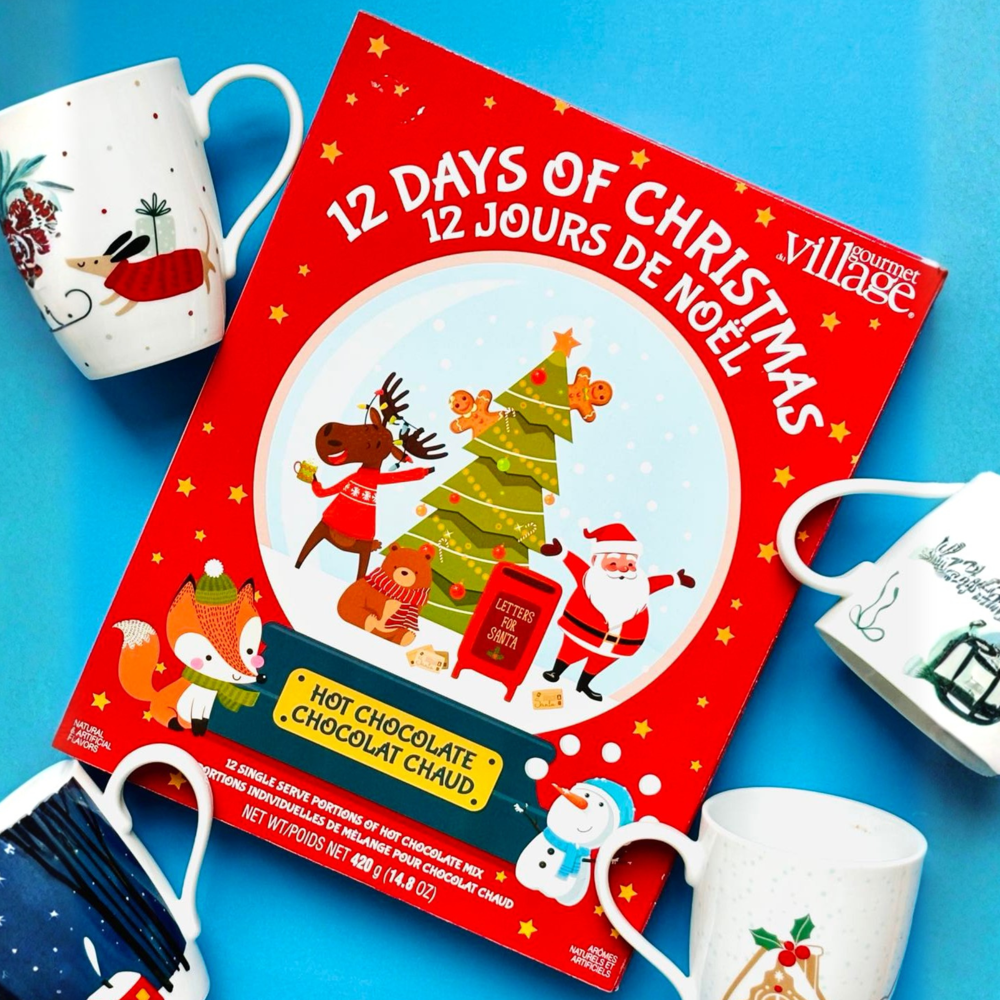 Calendrier de l’Avent 12 Jours de chocolat chaud - Gourmet du Village