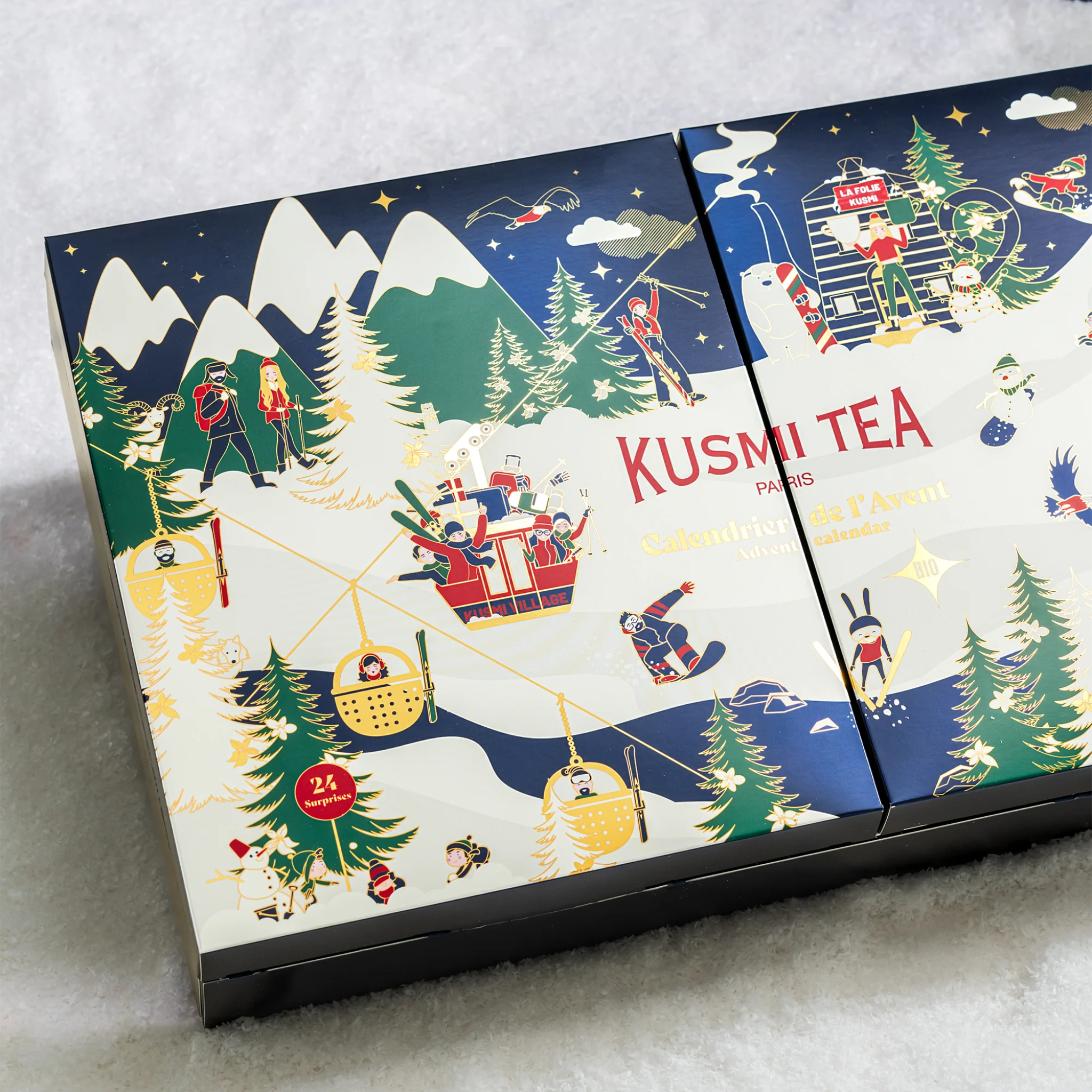 Calendrier de l'Avent Noël à la montagne - Kusmi Tea
