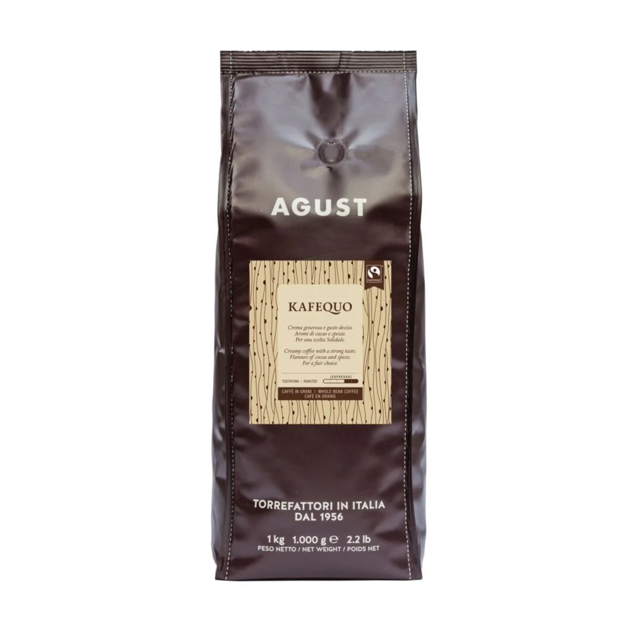 Café en grains équitable Kafequo 1 kg - Agust