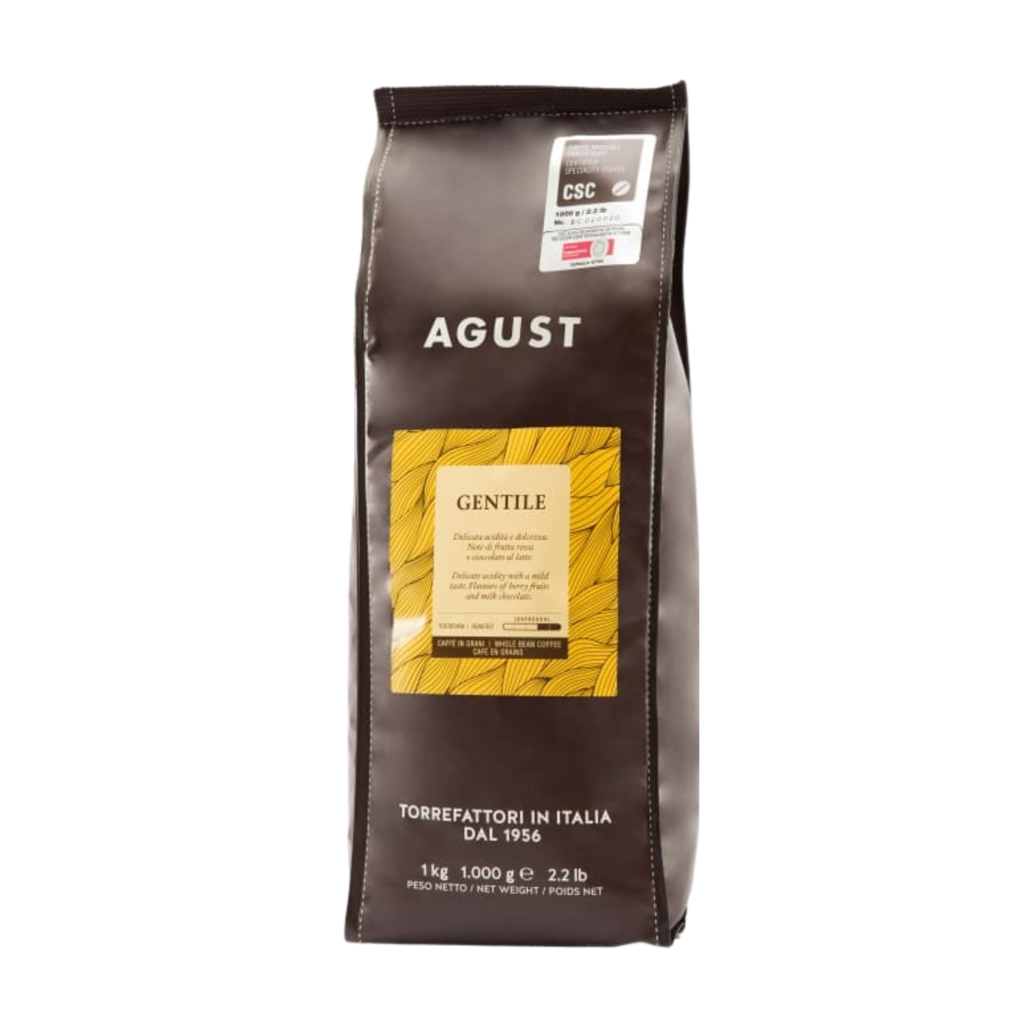 Gentile Coffee Beans 1 kg - Agust