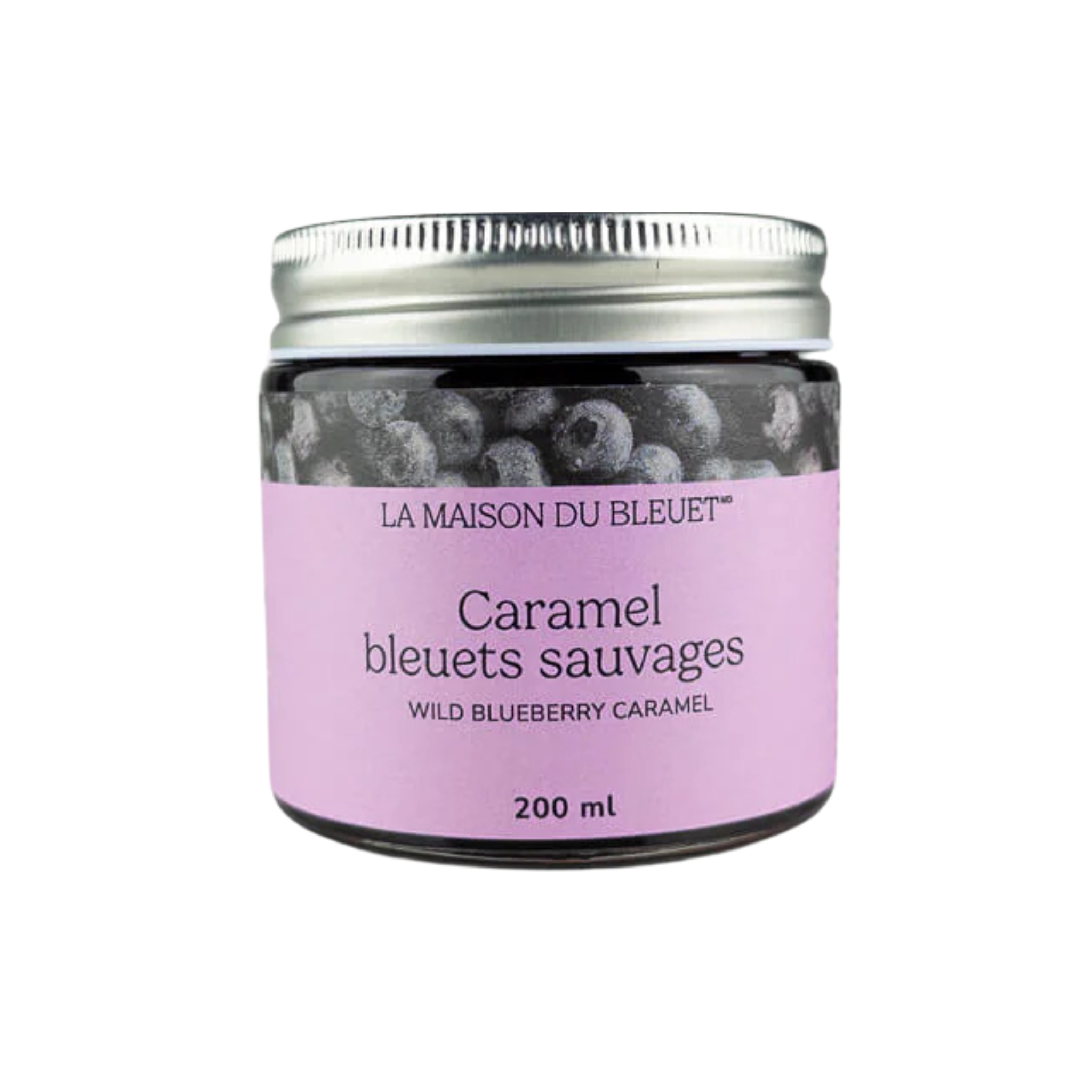 Caramel de bleuets sauvages 200 ml - La maison du bleuet