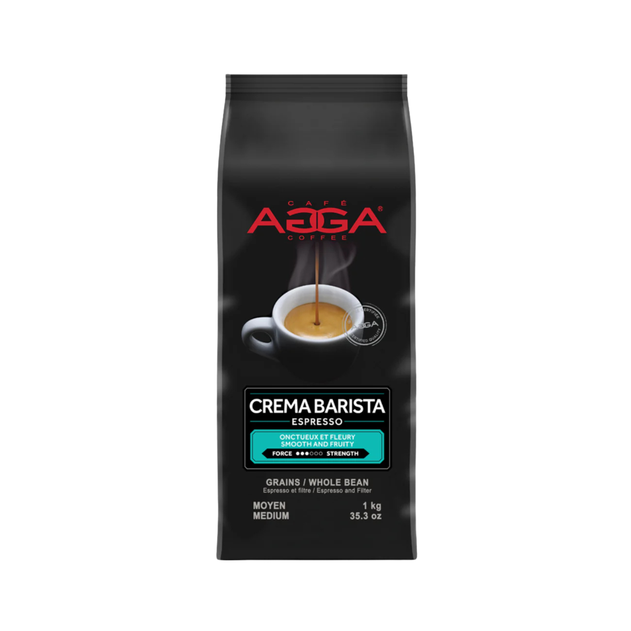 Crema Barista coffee beans 1 kg - AGGA