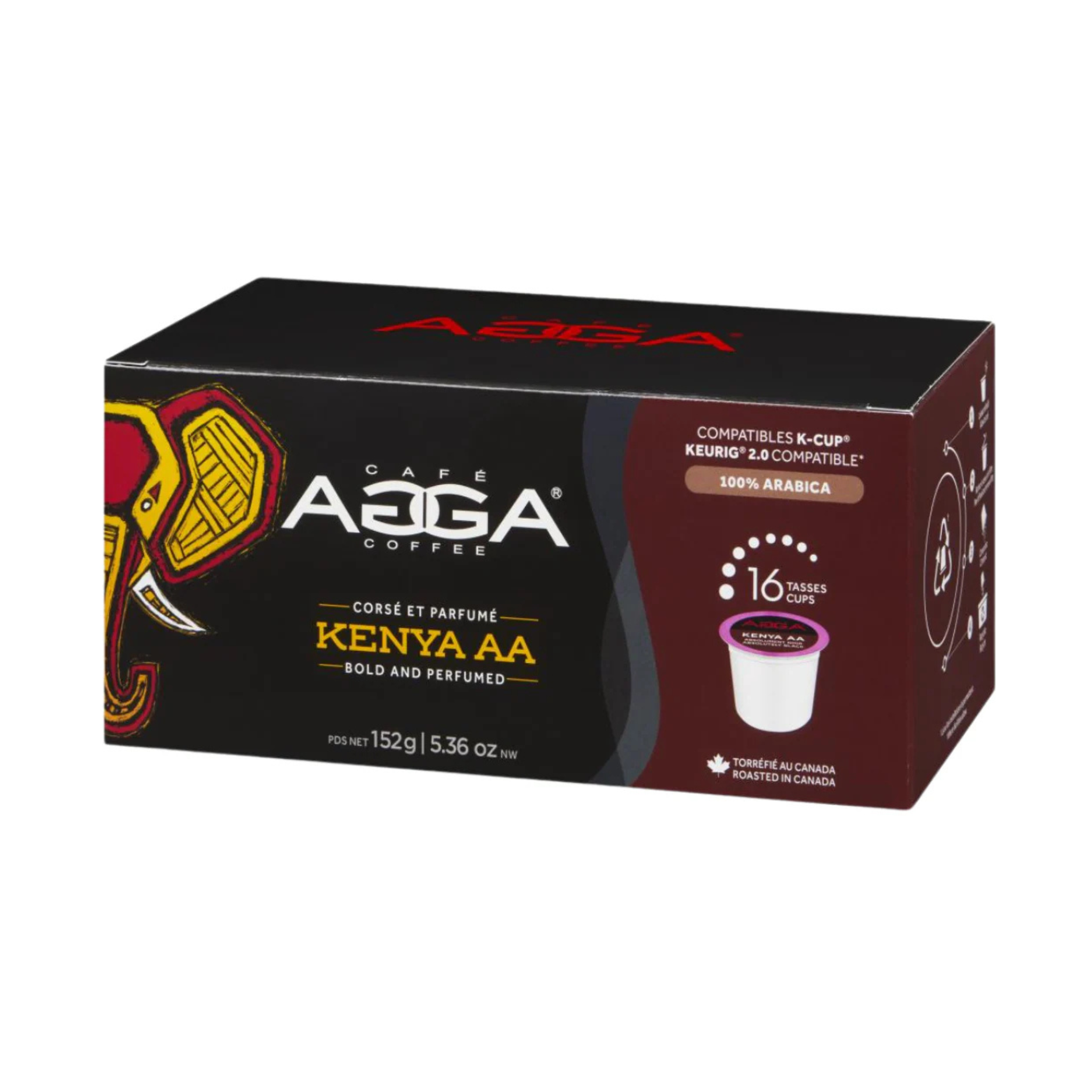 Set of 16 Kenya AA coffee capsules - AGGA