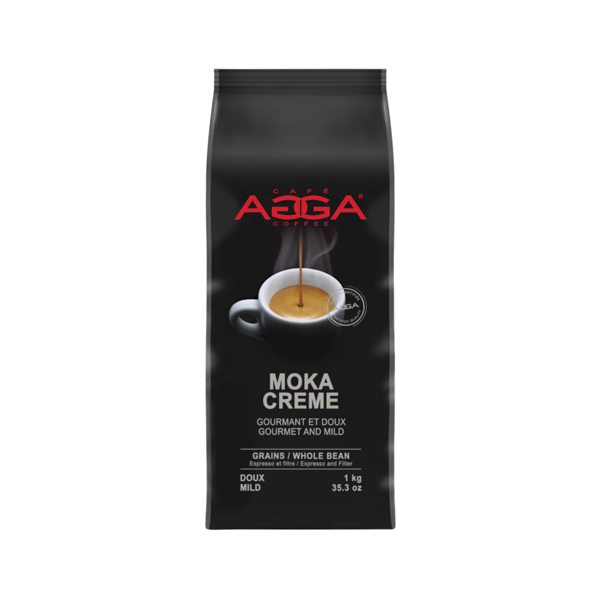 Moka Cream Coffee Beans 1 kg - AGGA