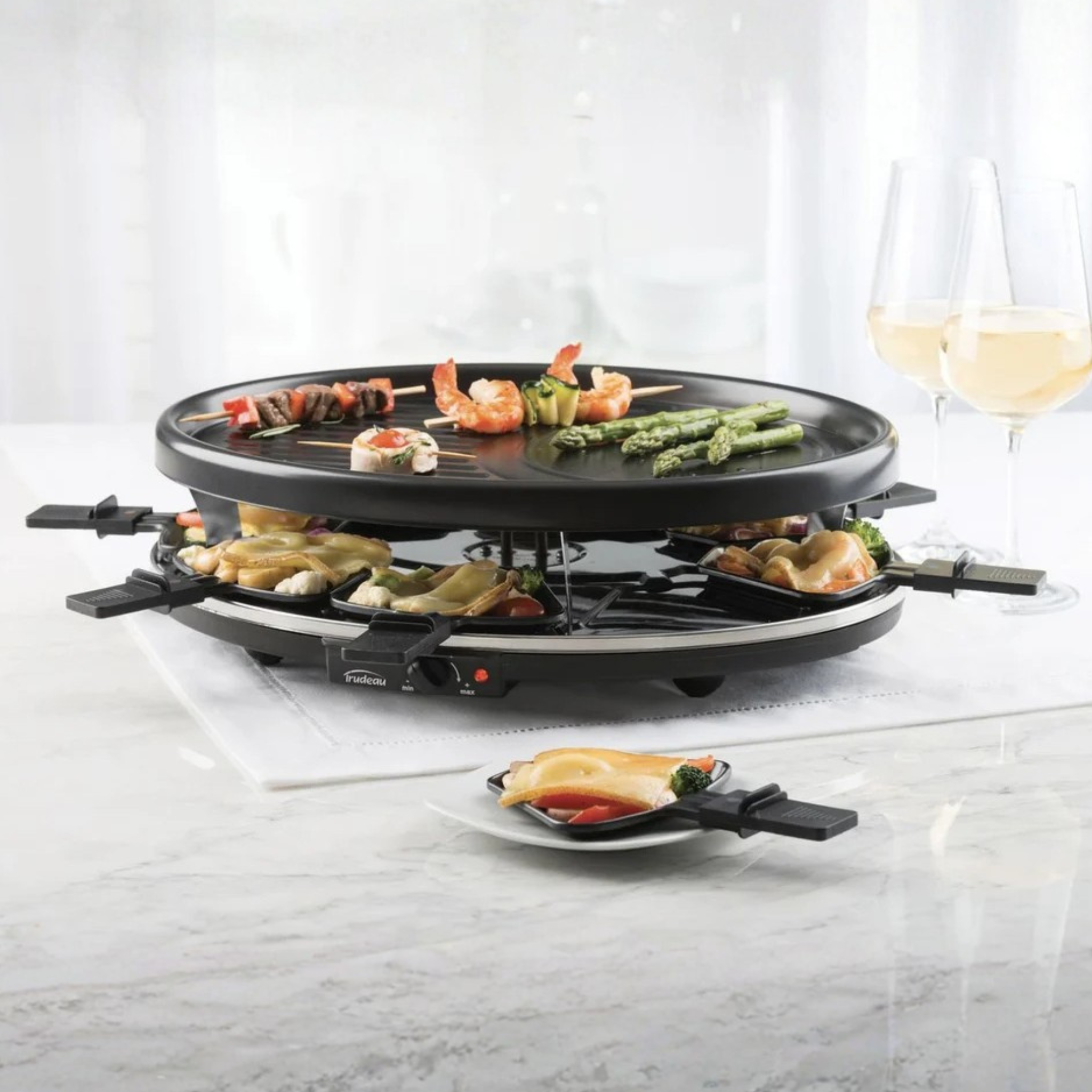 Poêle à raclette pour 8 personnes Harmony - Trudeau