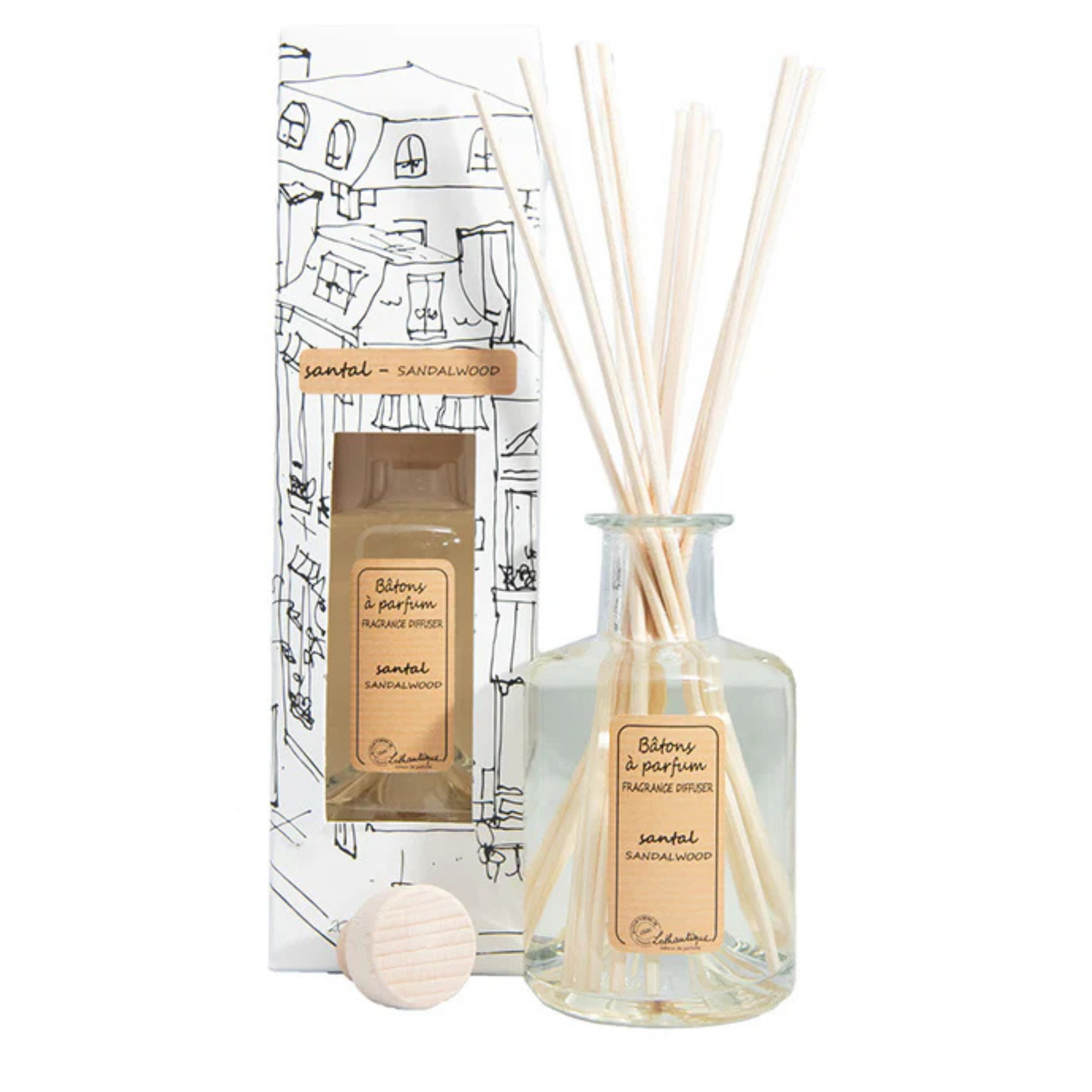 Sandalwood Fragrance Diffuser 200 mL - Lothantique