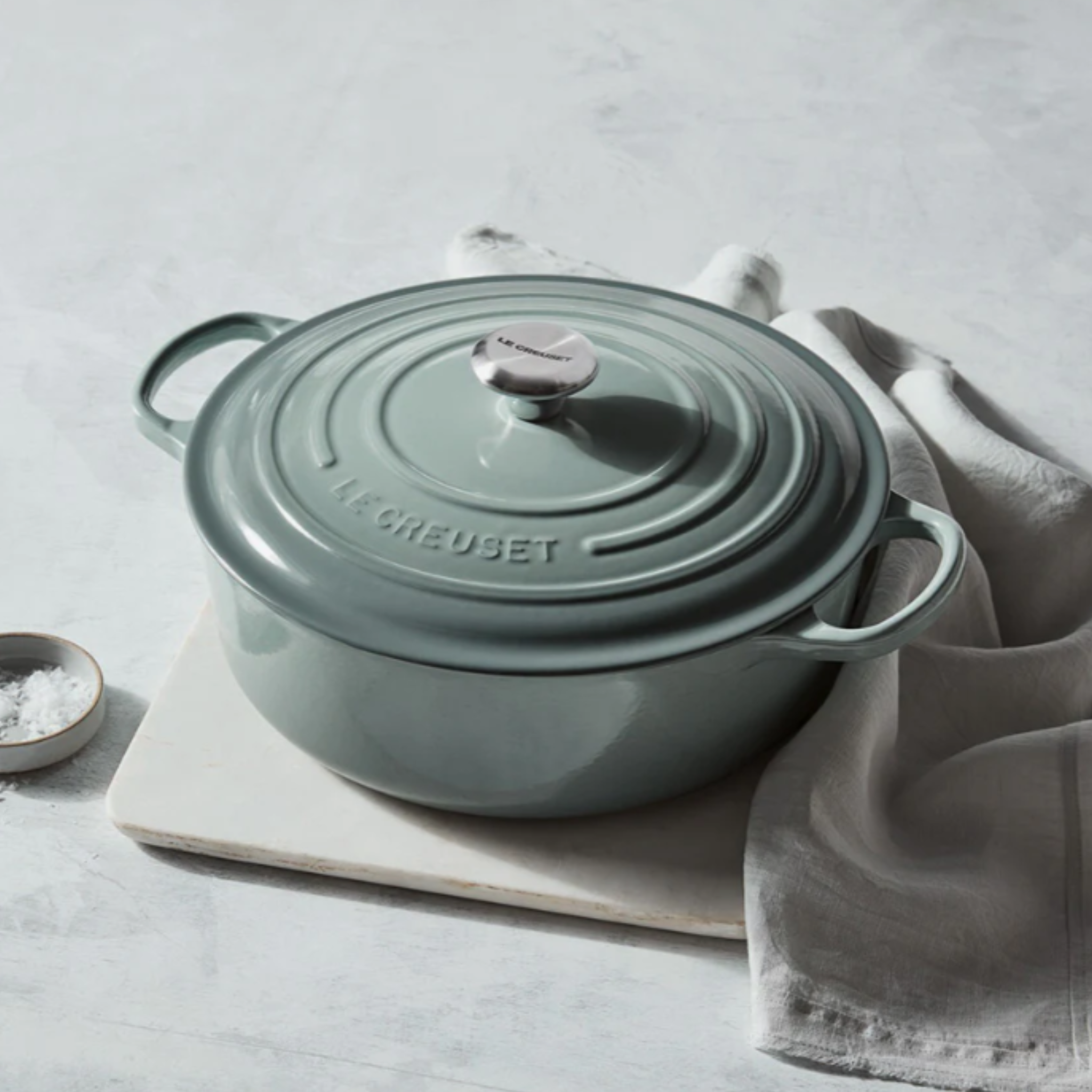 Sea Salt 6.2 L Shallow Round Casserole - Le Creuset