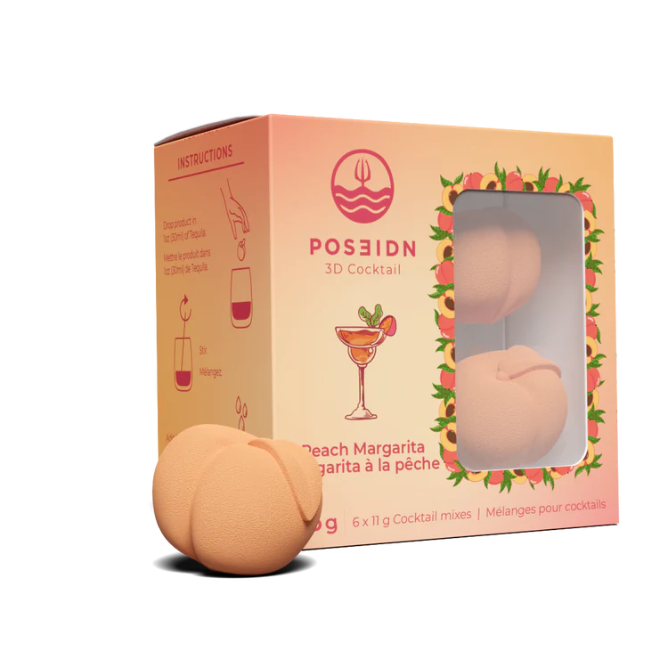 Ensemble de 6 bombes à cocktails Margarita à la pêche - Poseidn