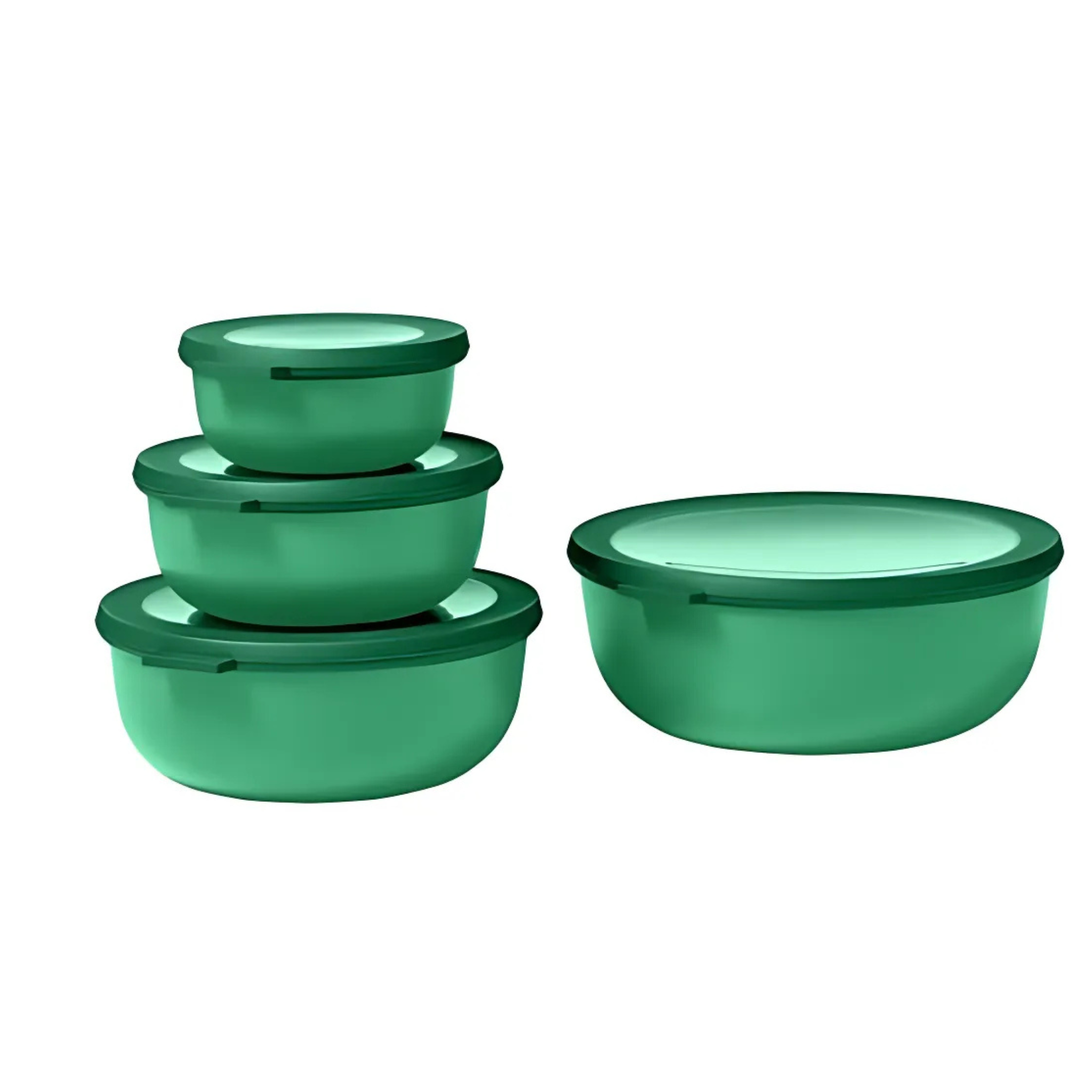 Ensemble de 4 bols multifonctions Vert Forêt Cirqula - Mepal