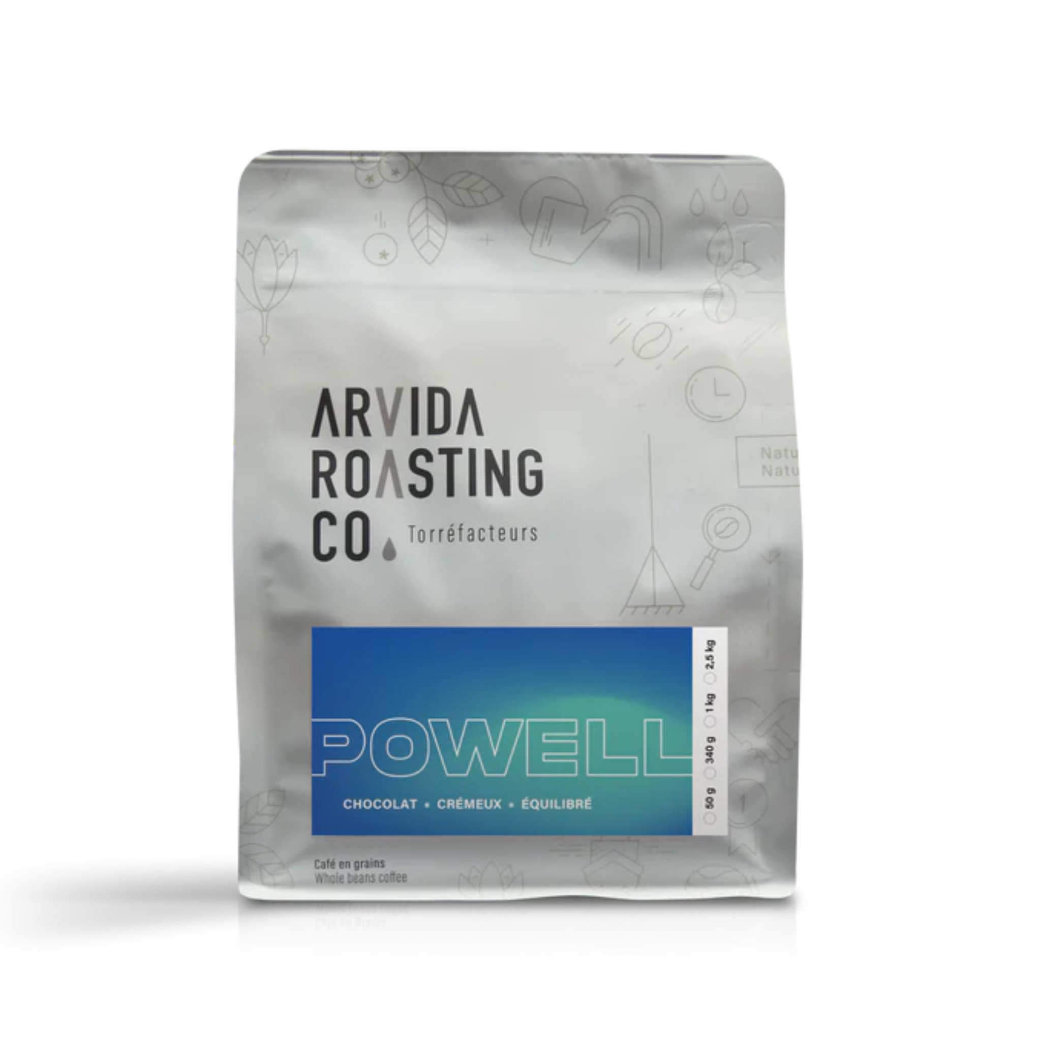 Café en grains Powell 340 g - Arvida Roasting Co