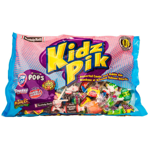 Assortment of candies and chewing gum 700g