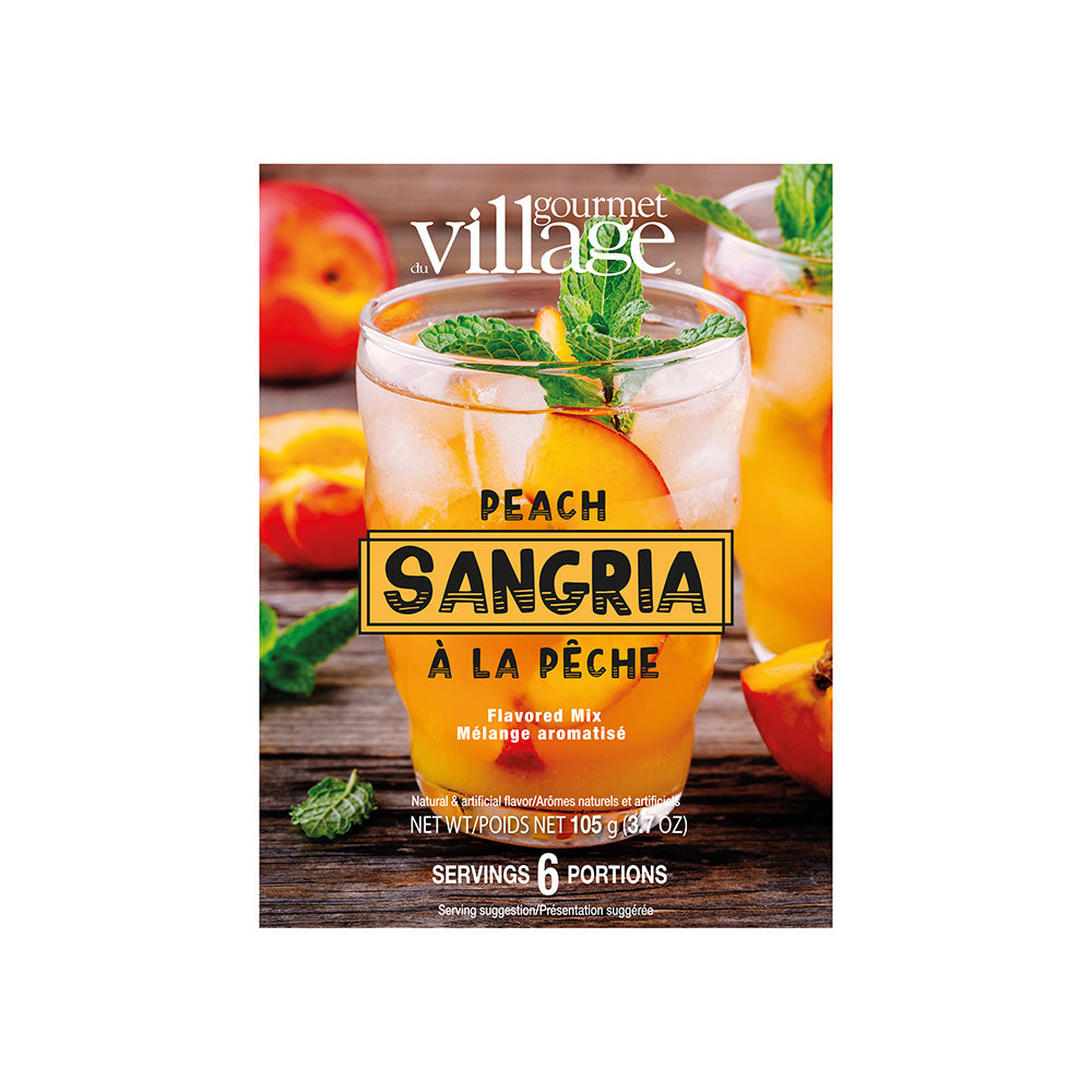 Mélange à cocktail Sangria à la pêche 105g - Gourmet du village