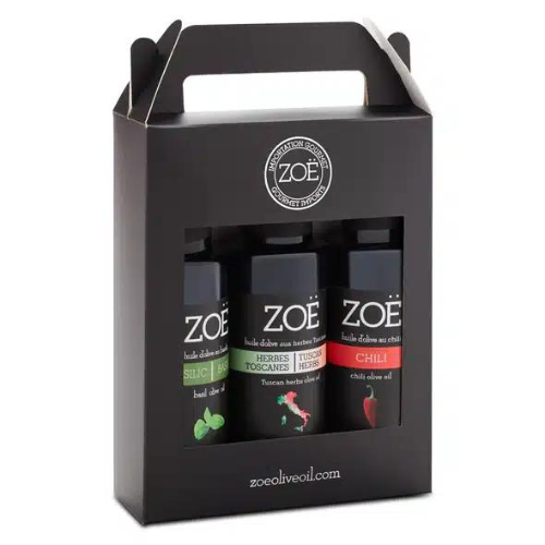 Trio d'huiles d'olive 100 ml - Zoë