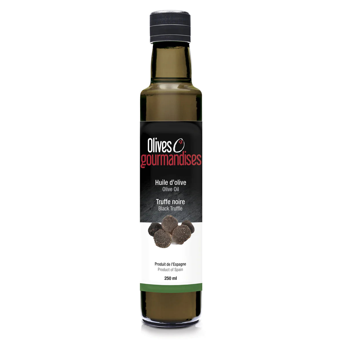 Huile d'olive à la truffe noire 250ml - Olives et gourmandises