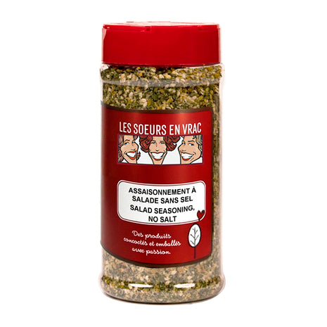 Assaisonnement à salade sans sel 235 g - Les Soeurs en vrac