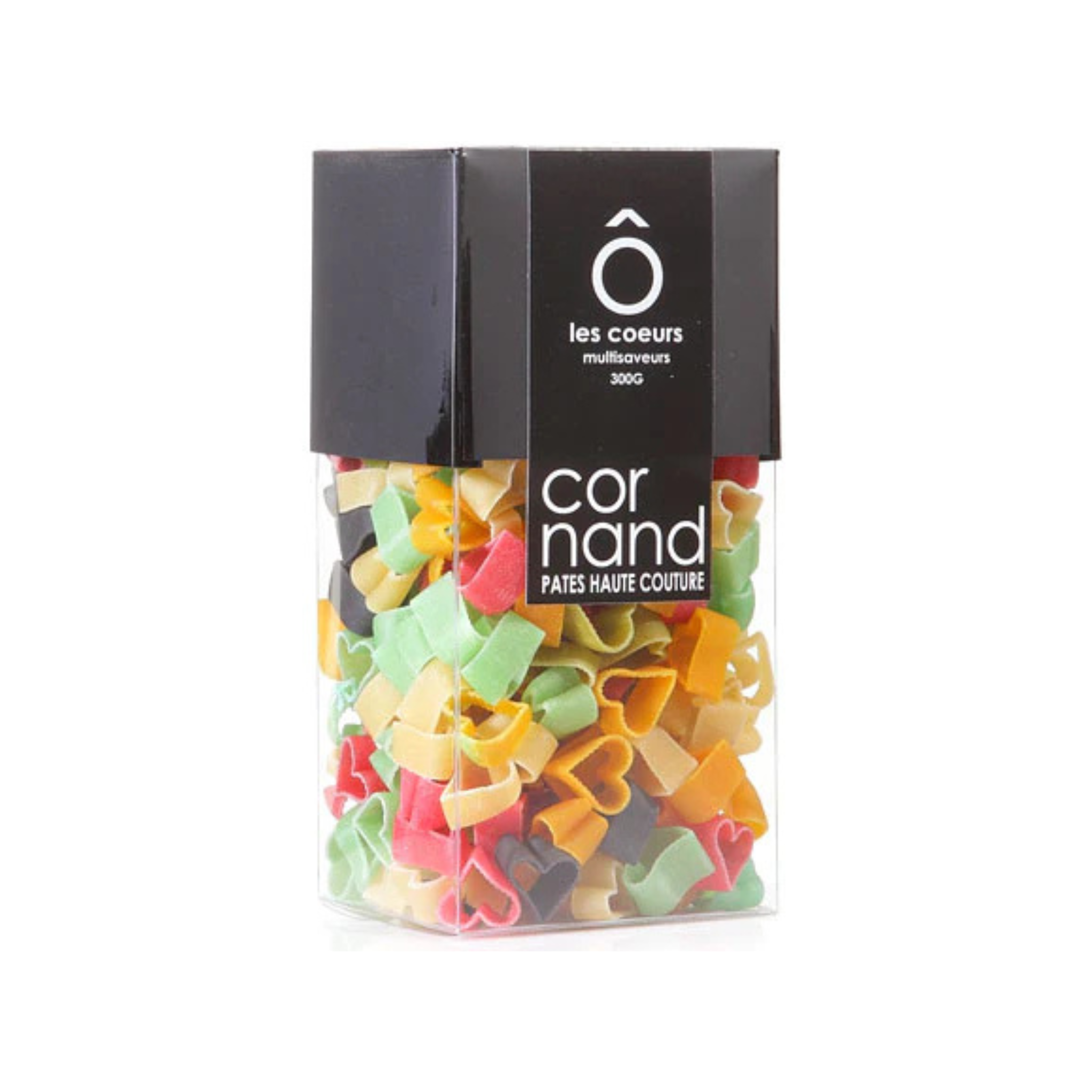 Pâtes multi saveurs en forme de cœur 300 g