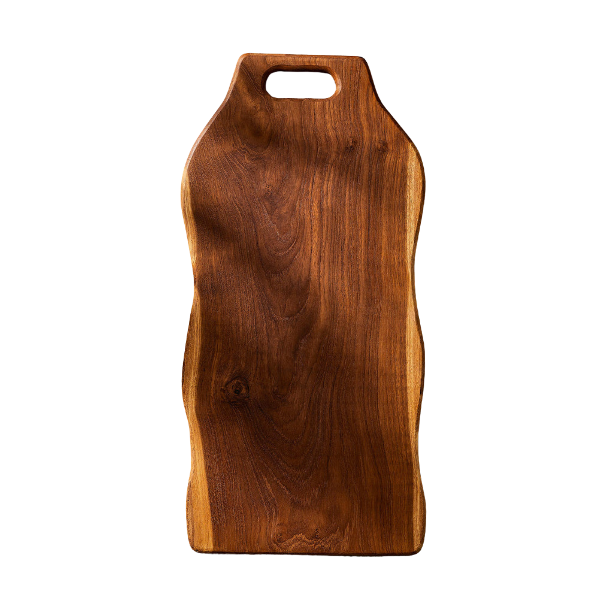 Planche à découper en bois de teck 60 cm - Crusoë