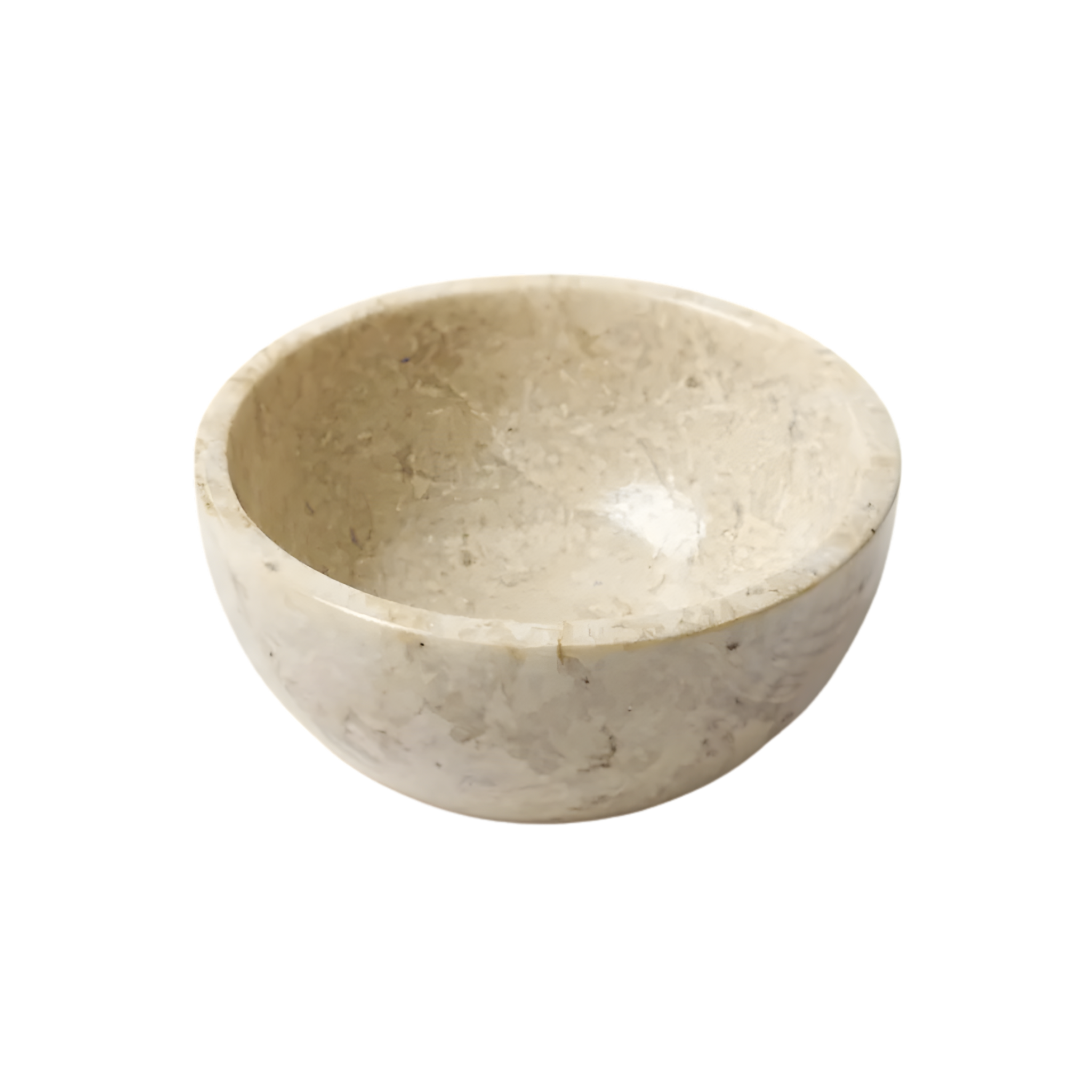 Bol en marbre crème 10 cm - Crusoë