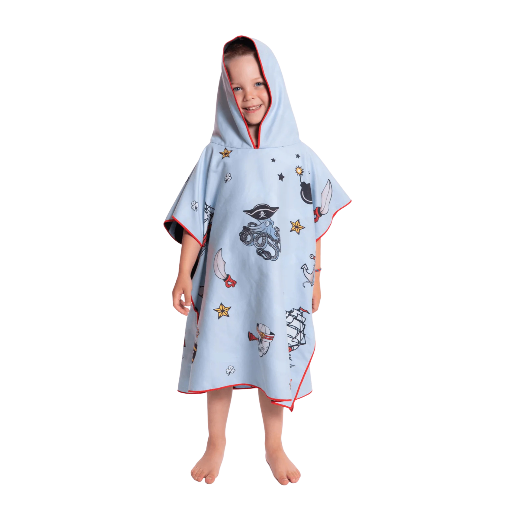 Poncho en microfibre pour enfants Hissez Ho ! - Solem Solem