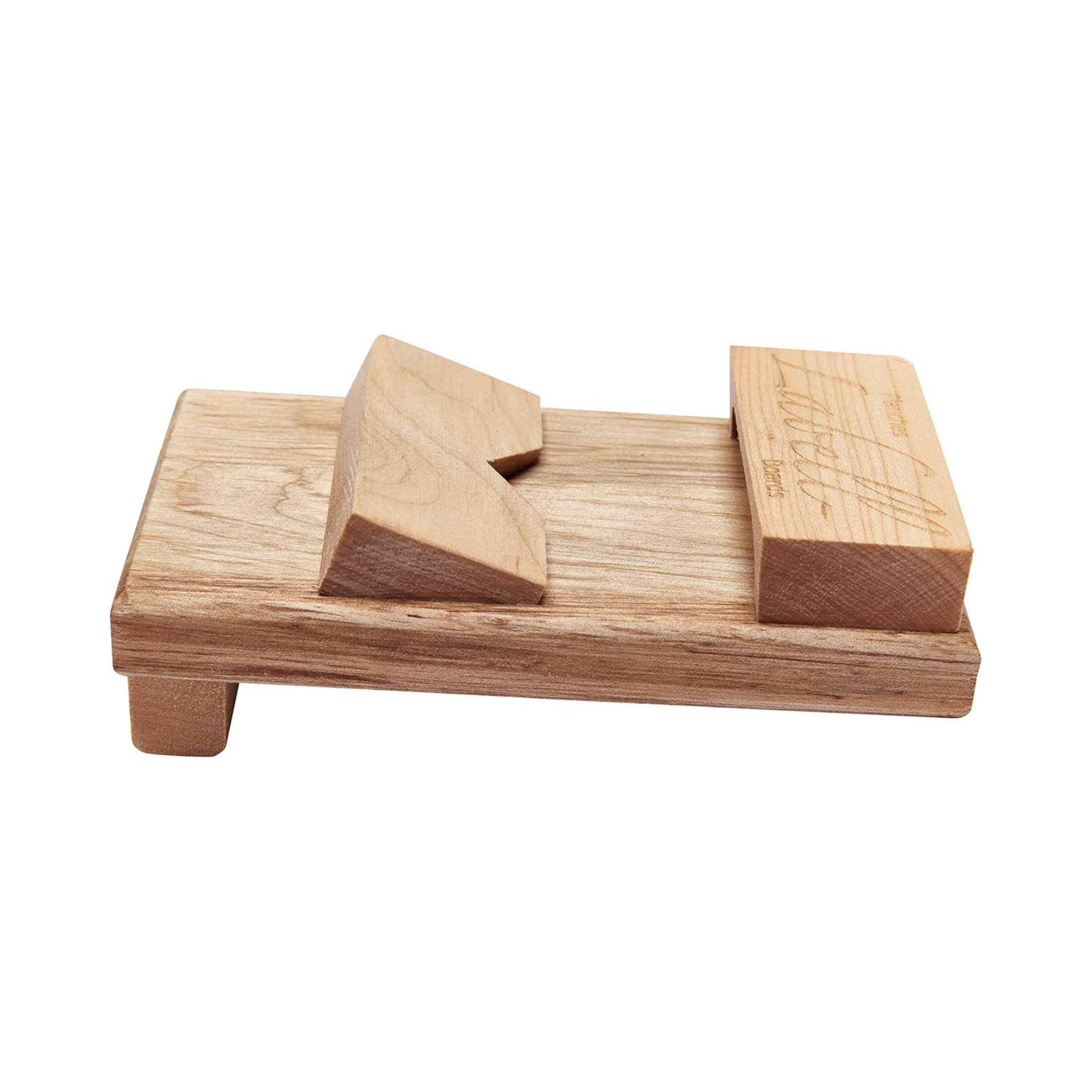 Planche pour huîtres en bois d'érable 16 x 8 cm - Labell Labell