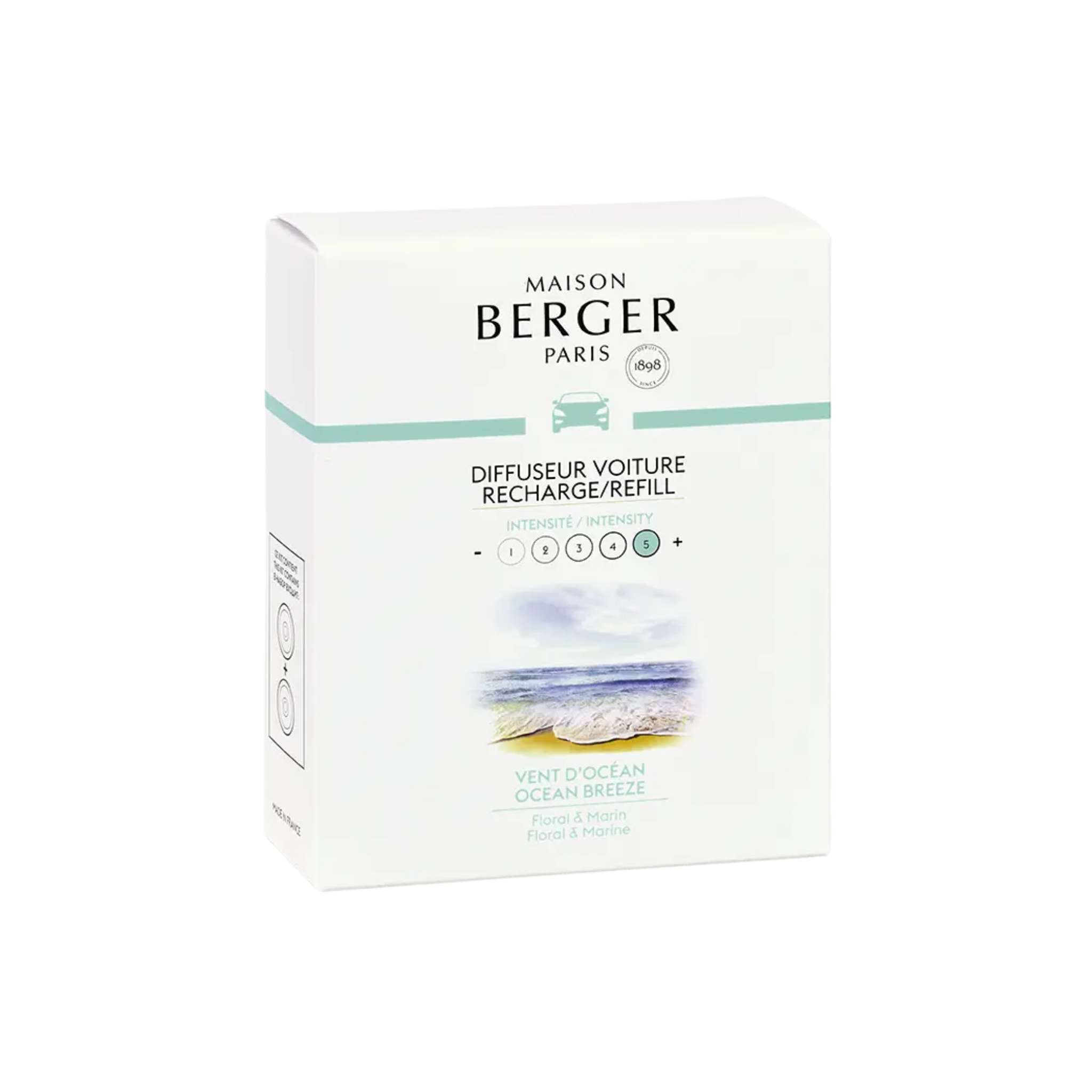 Recharge pour diffuseur de voiture Vent d'océan - Maison Berger