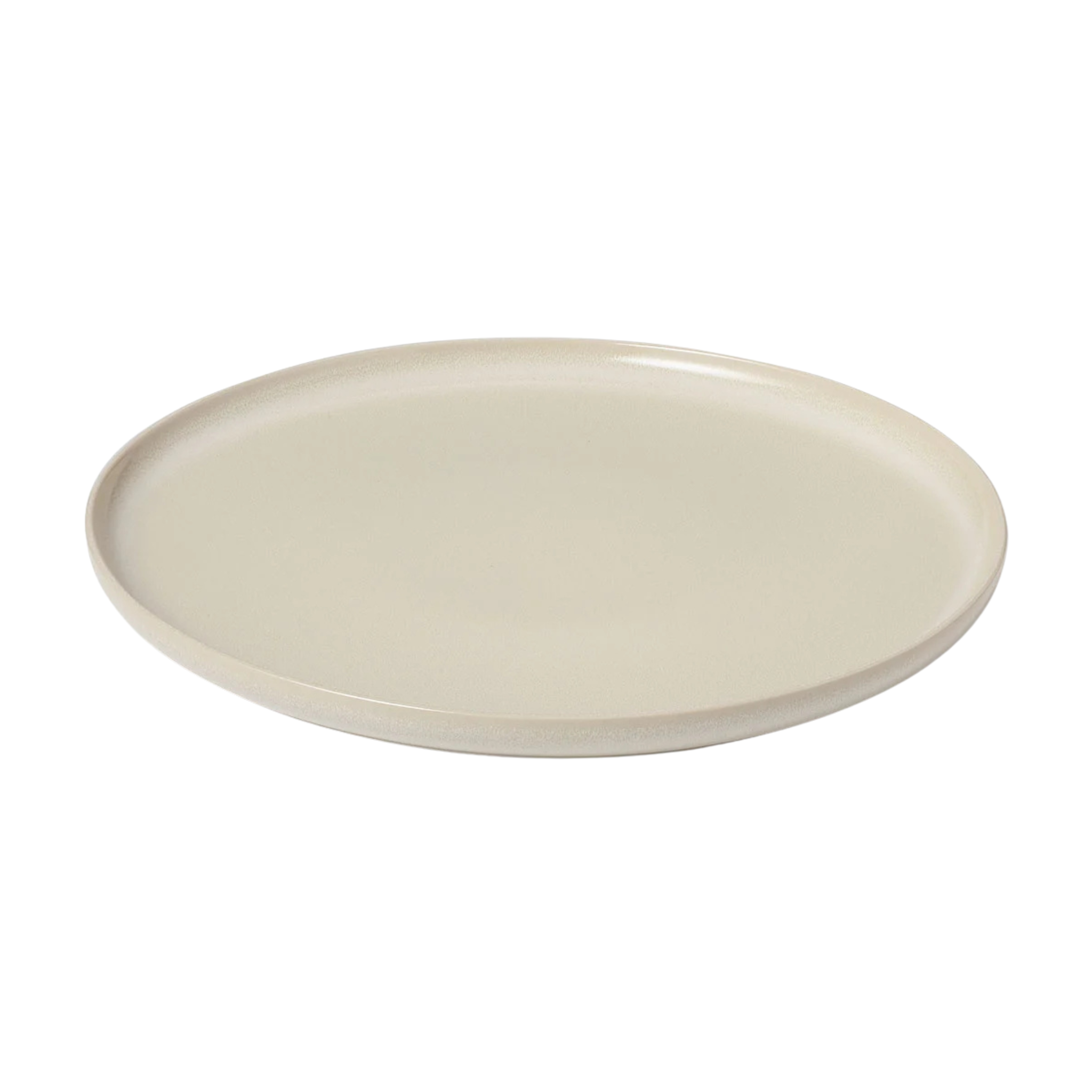 Assiette à dîner en grès crème 27 cm de Ricardo élégante et sophistiquée