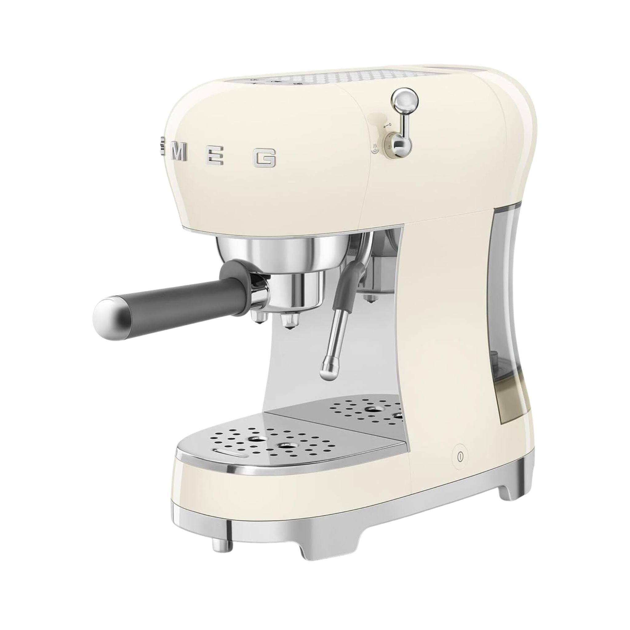 Machine à espresso manuelle rétro Crème - Smeg