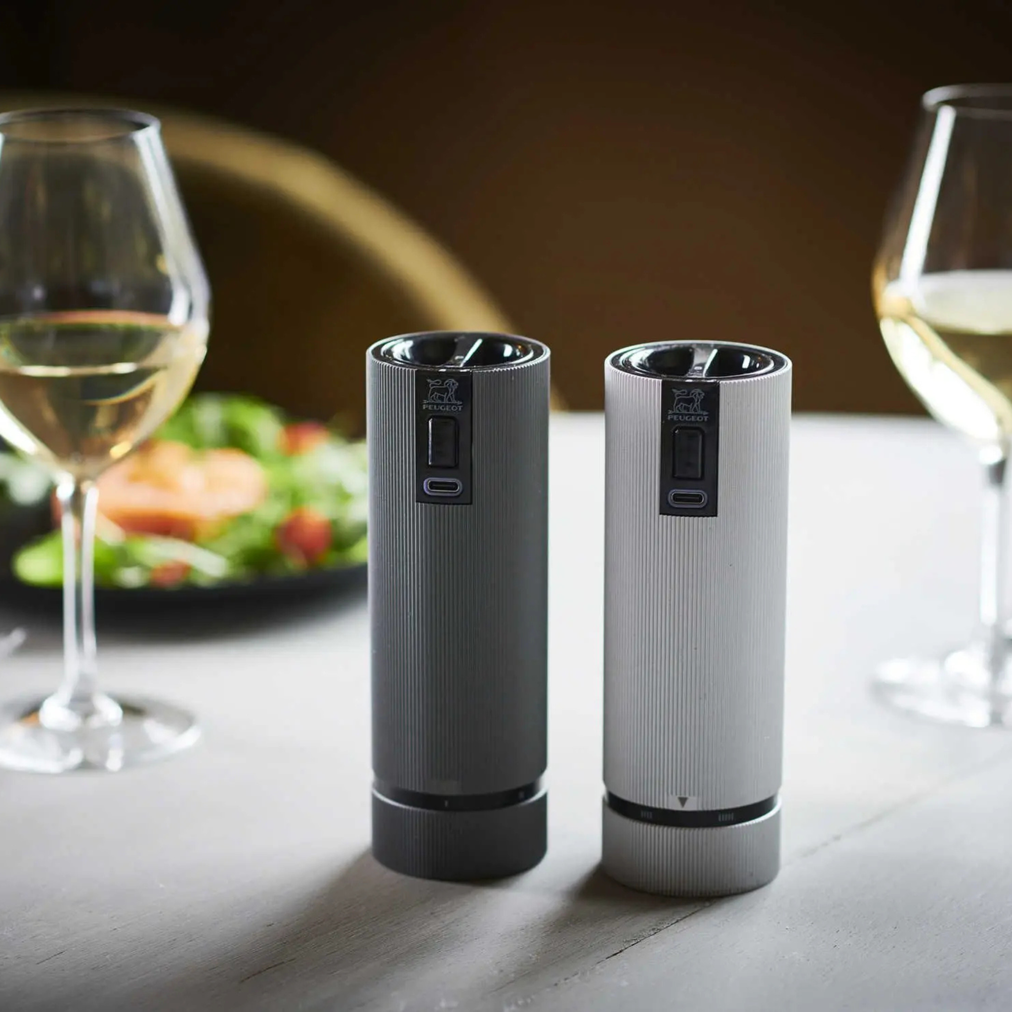 Ensemble de moulins électriques à sel et poivre Electric Duo 15 cm - Peugeot 