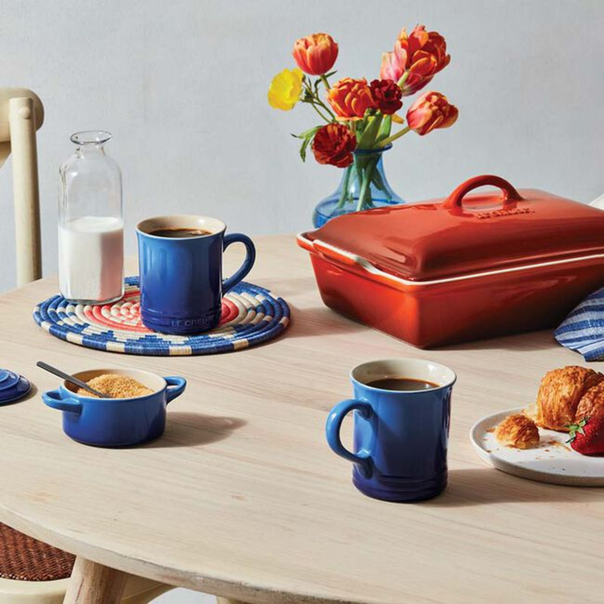 Ensemble de 4 tasses classiques Bleuet - Le Creuset