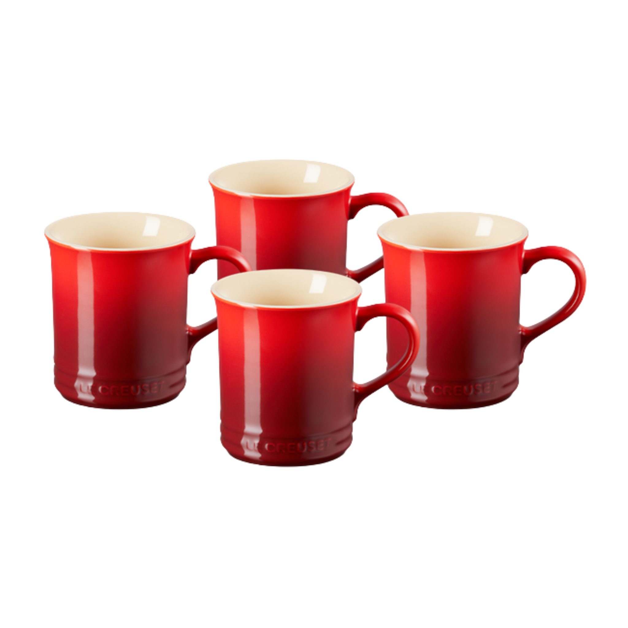 Ensemble de 4 tasses classiques Cerise - Le Creuset