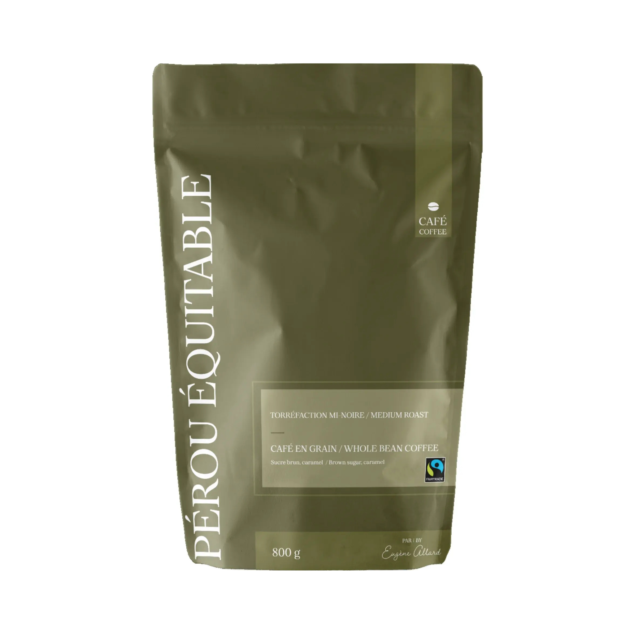 Café en grains Pérou équitable 800 g - Eugène Allard