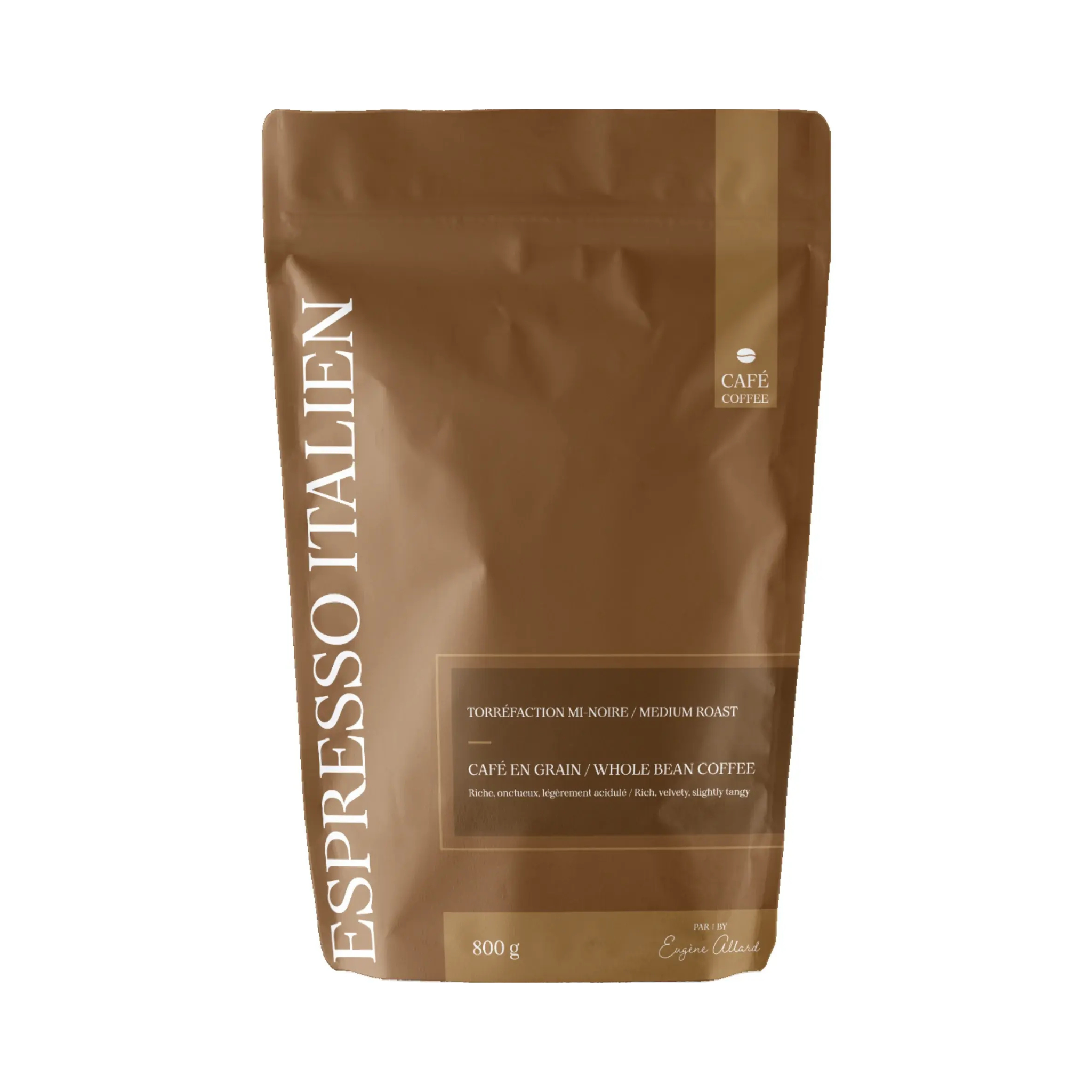 Café en grains Espresso Italien 800 g - Eugène Allard