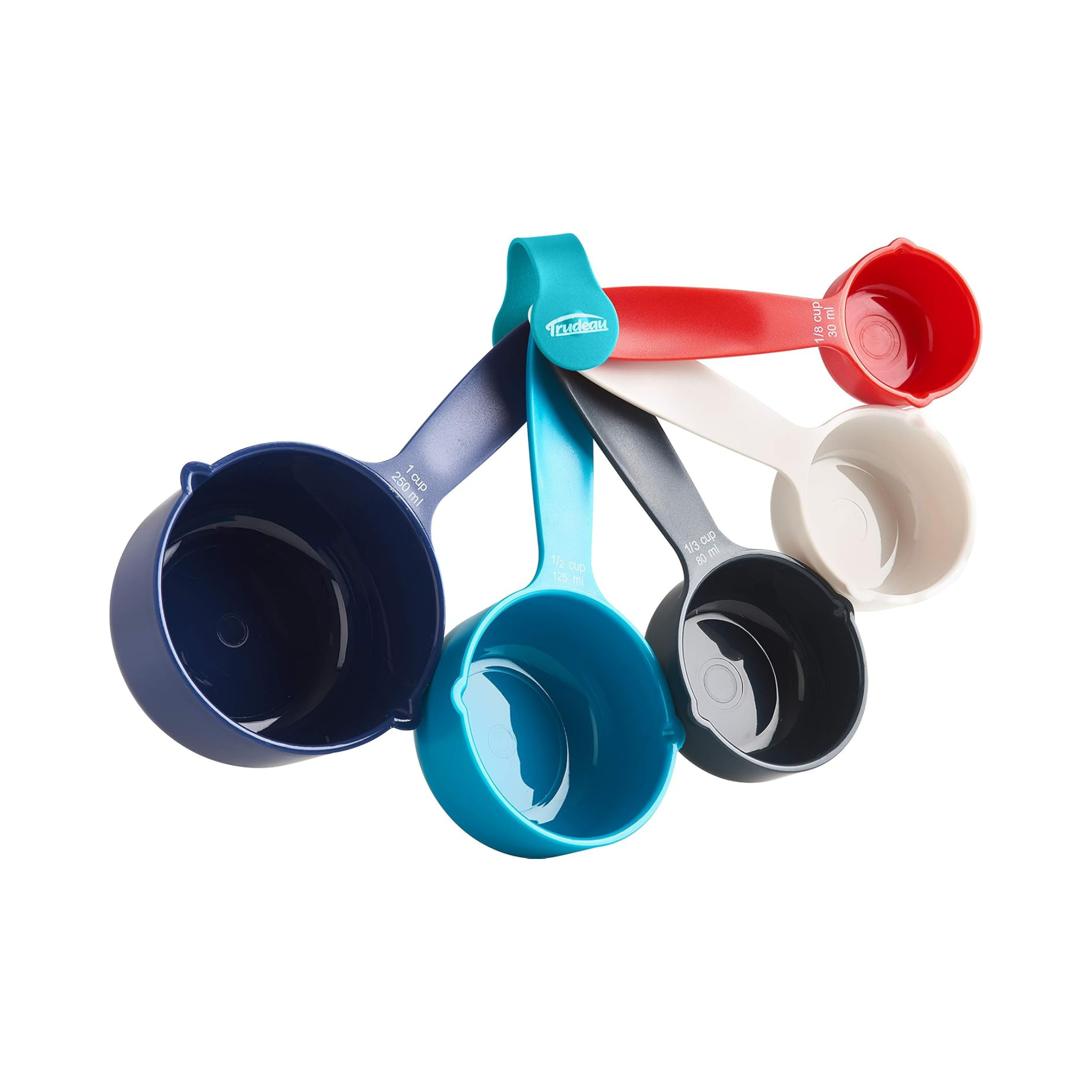 Ensemble de 5 tasses à mesurer colorées - Trudeau