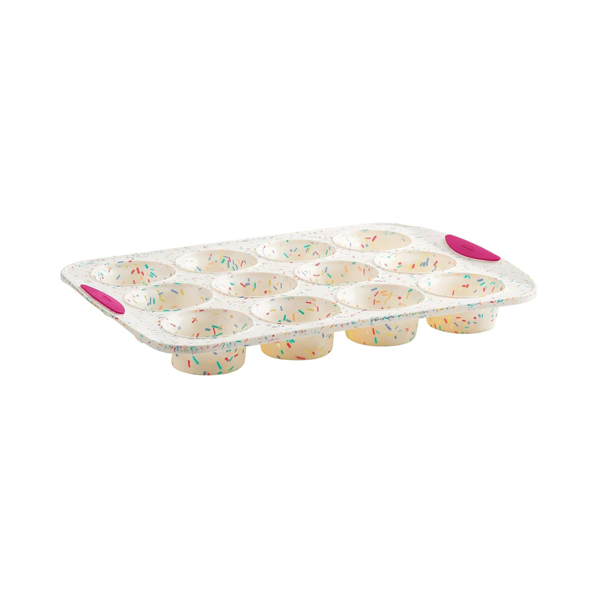 Moule à 12 muffins en silicone Confetti - Trudeau
