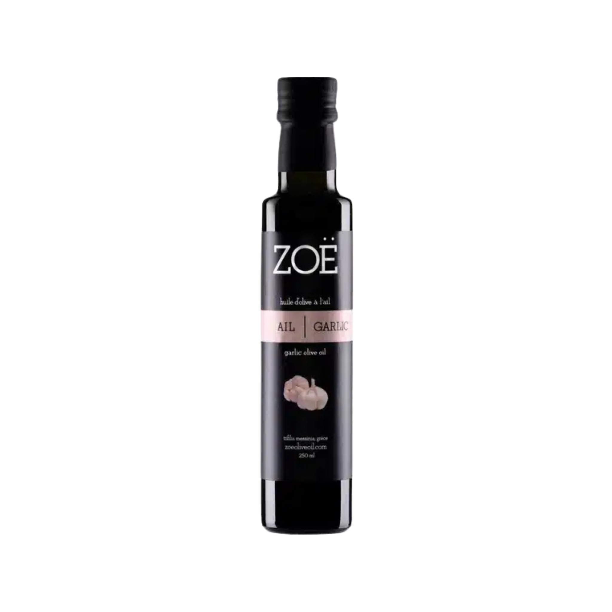 Garlic-infused olive oil 250 ml - Zoë