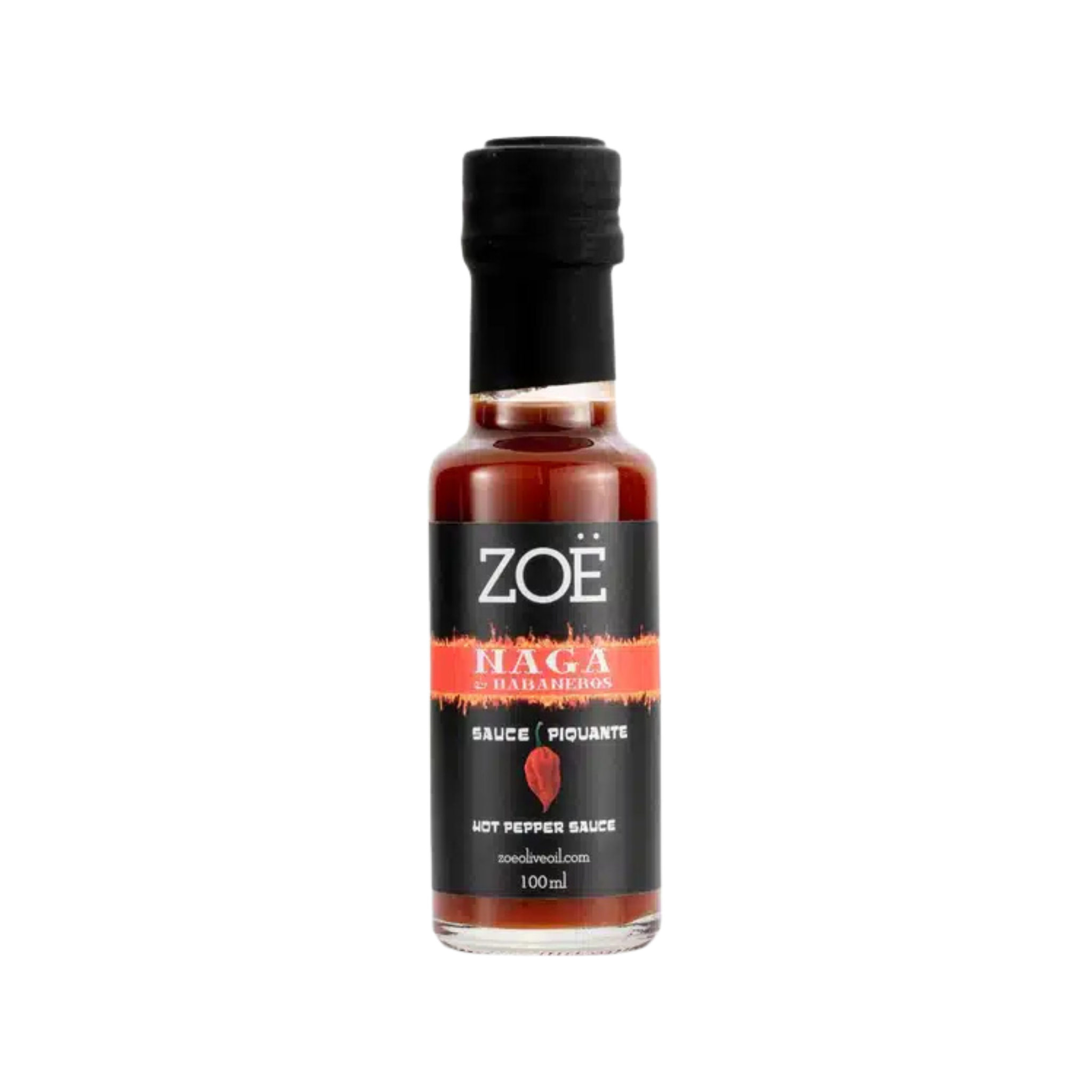 Sauce piquante Naga Habanero 100 ml - Zoë
