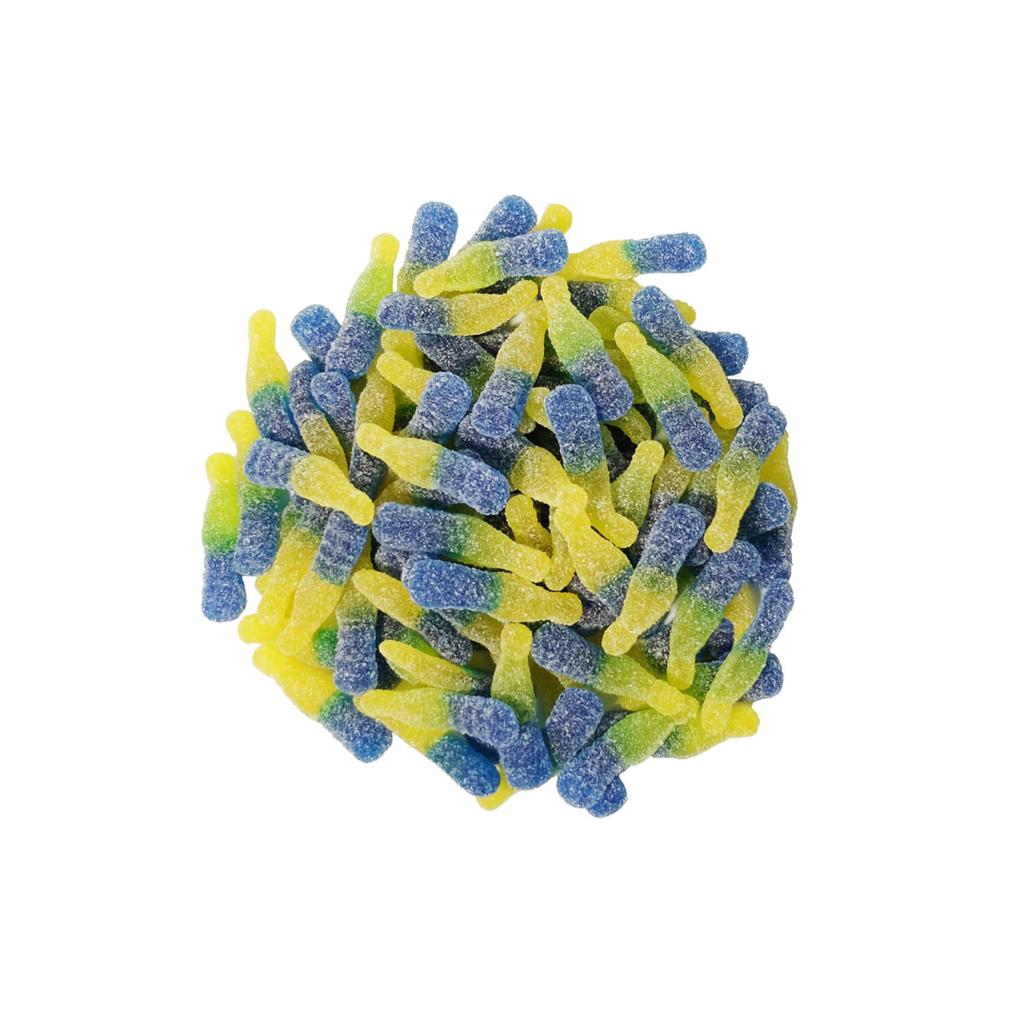 Bonbons Bouteilles à la limonade et bleuets sûres 1 kg - Huer