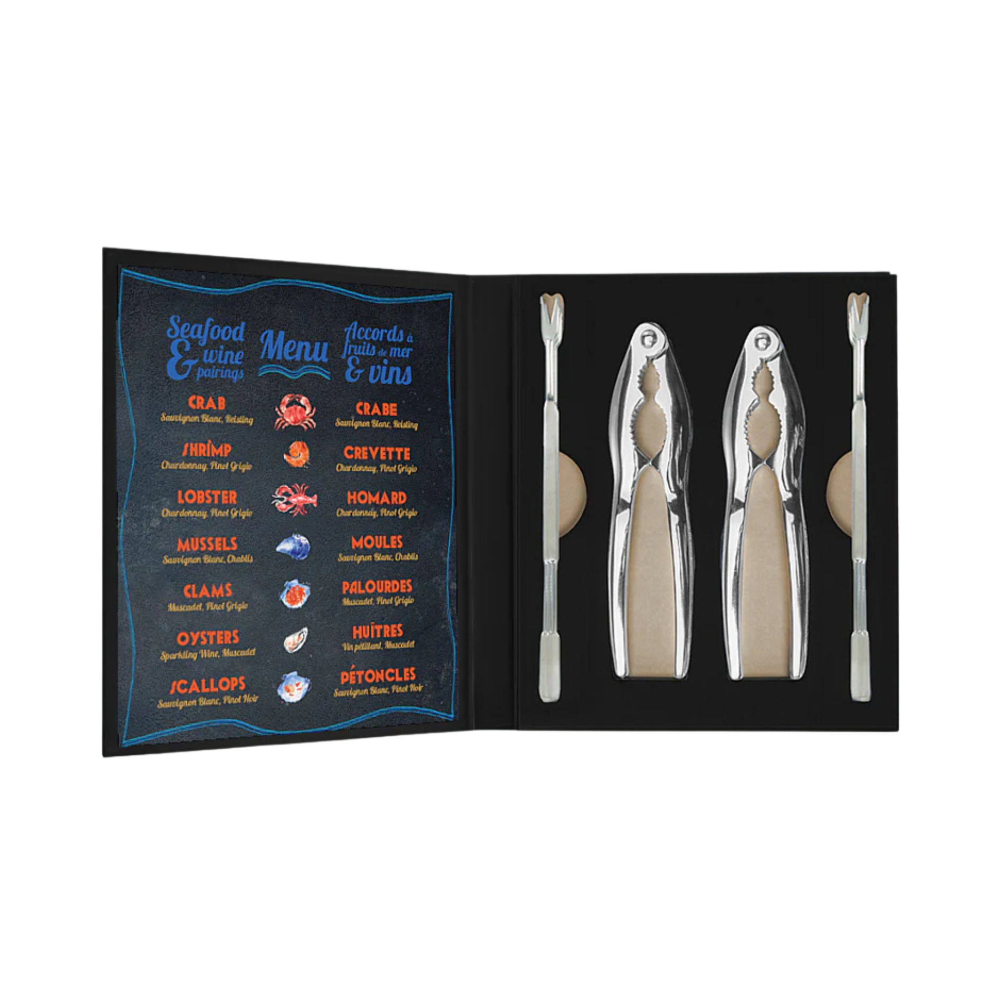 Ensemble d'outils à fruits de mer 8 pièces - Danesco