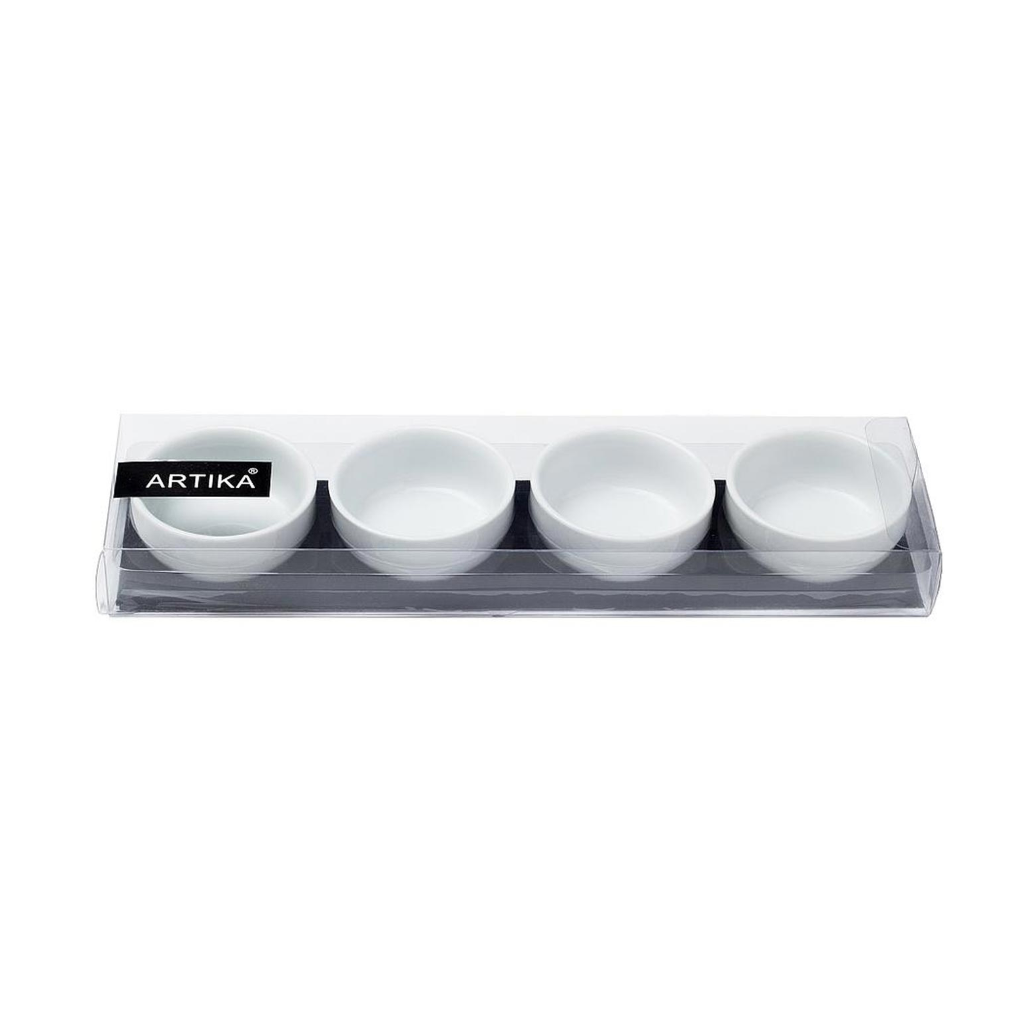 Ensemble de 4 mini bols blancs
