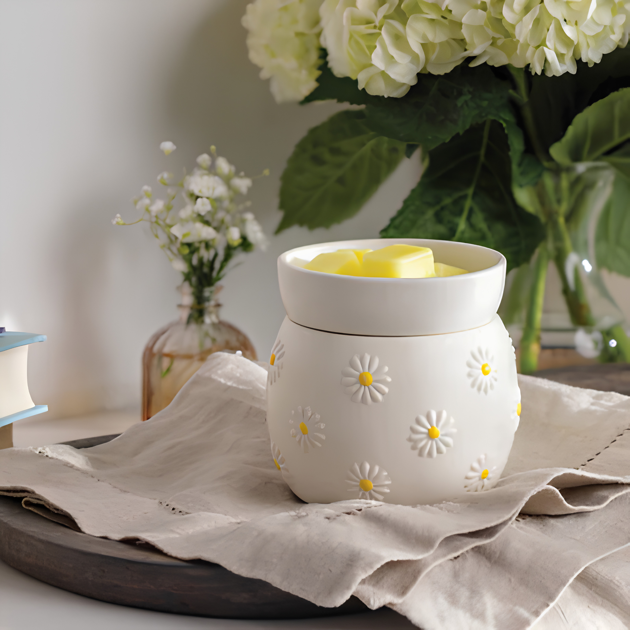 Diffuseur de cire 2-en-1 Marguerite