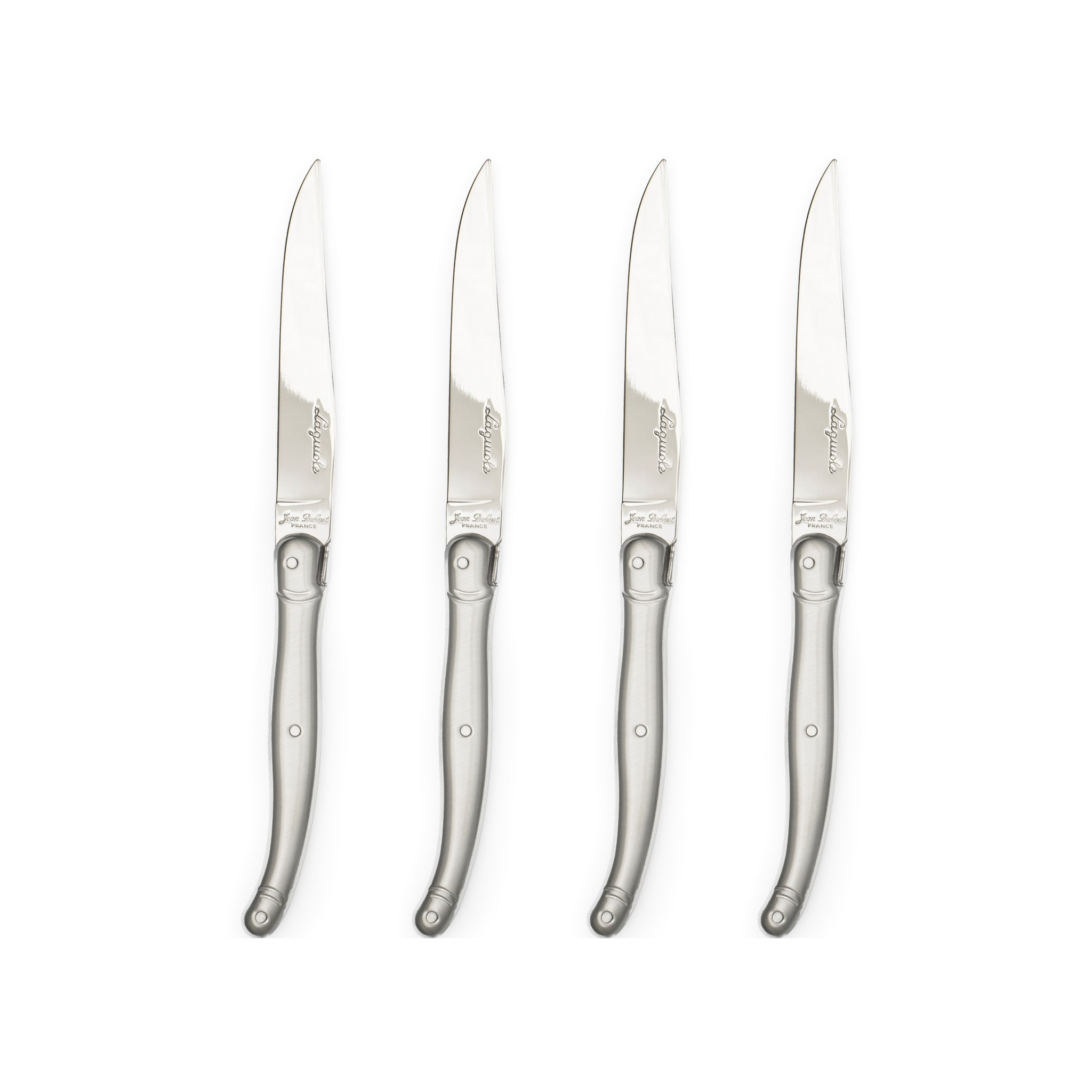 Ensemble de 4 couteaux à steak en acier inoxydable - Laguiole