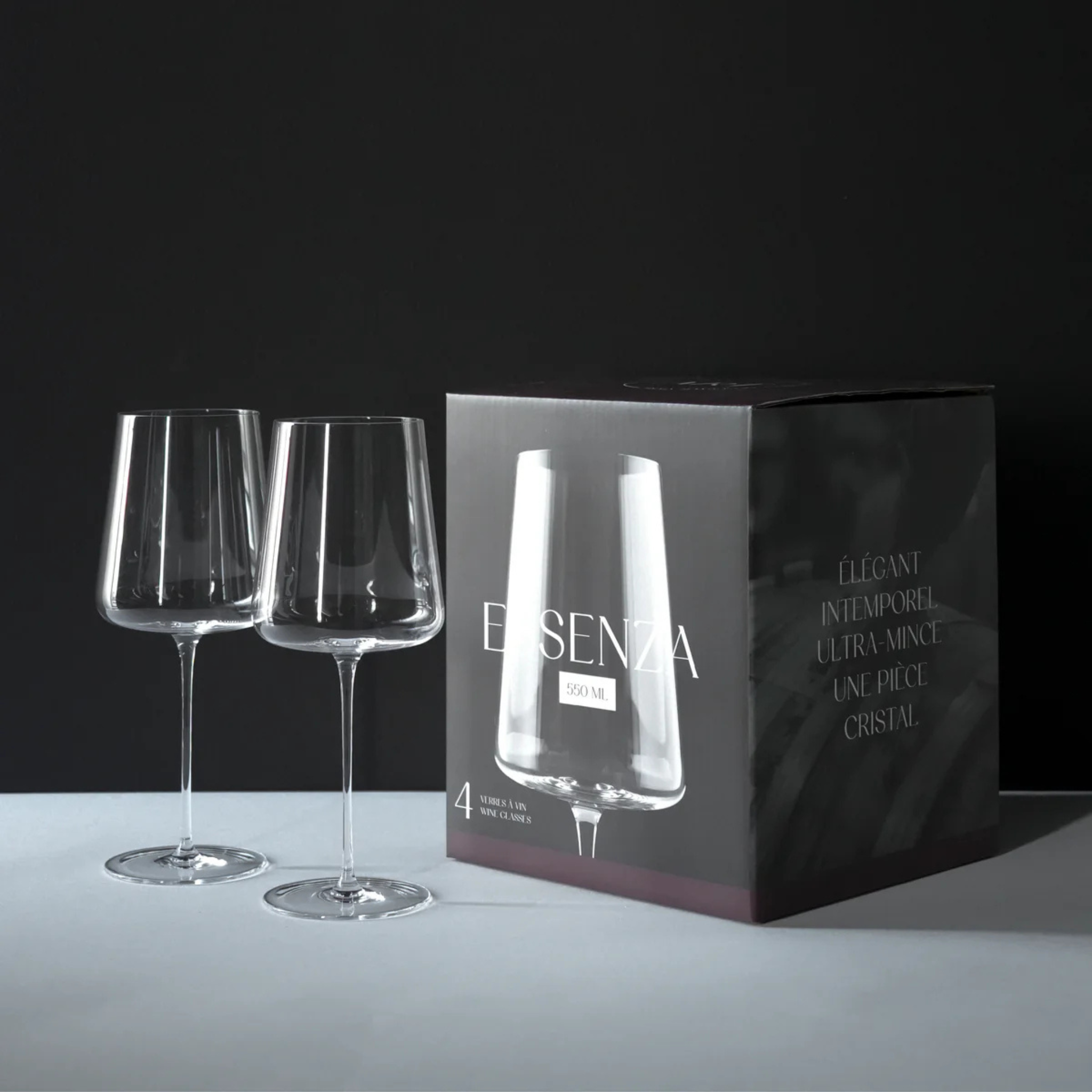 Ensemble de 4 coupes à vin rouge Essenza 550 ml - Ko&Co
